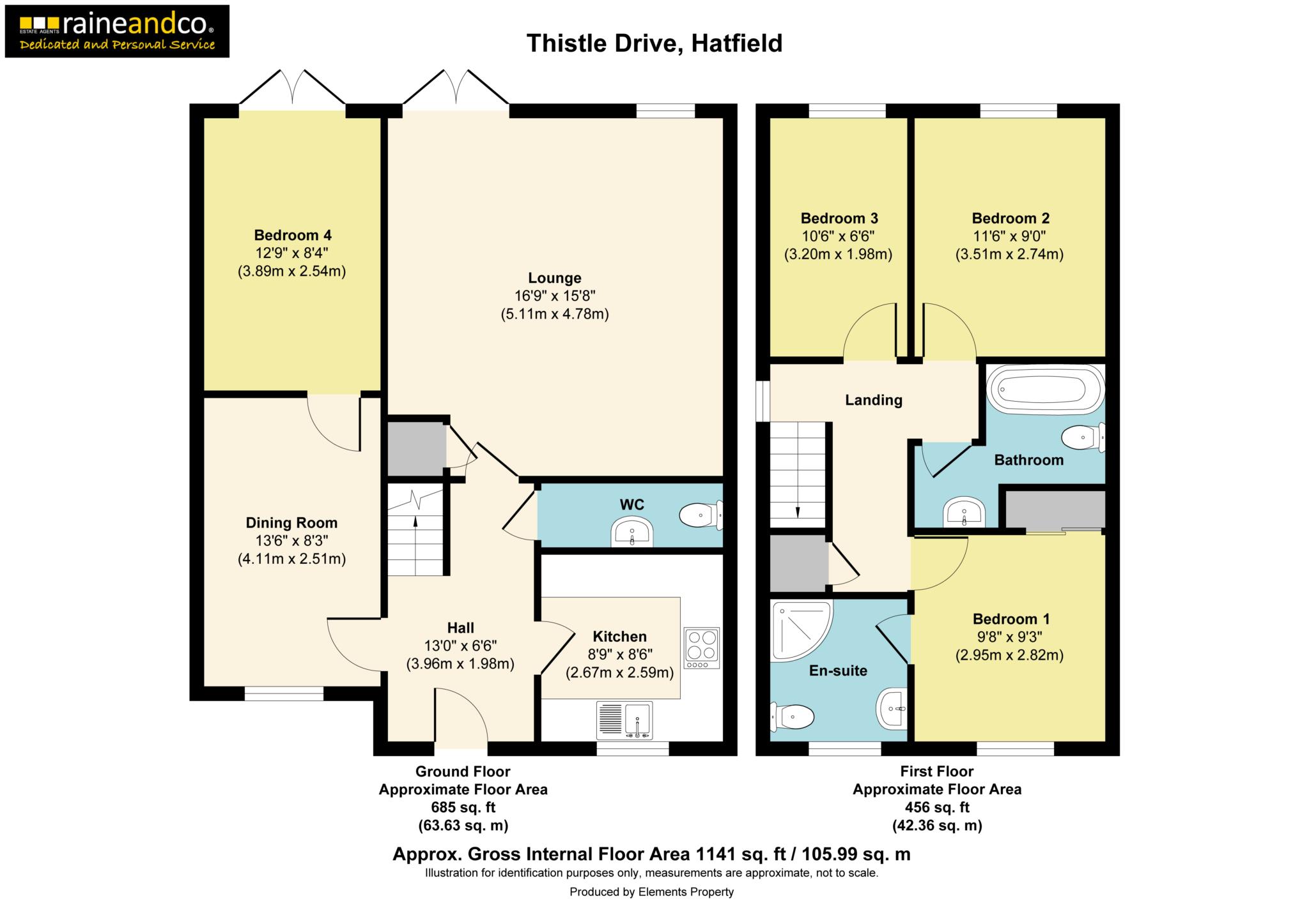 1, Thistle Drive, Hatfield floorplan