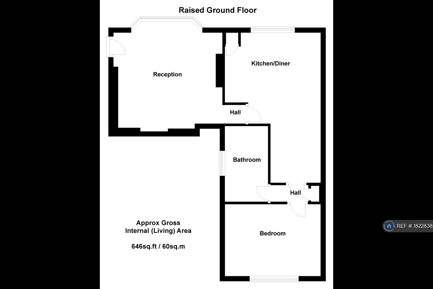 Trinity Crescent, London SW17, 1 bedroom flat to rent 65671879