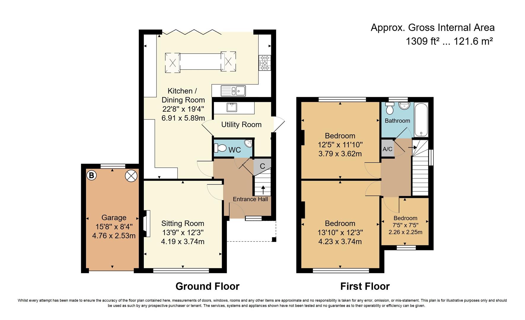 8, Tudor Drive, Sevenoaks floorplan