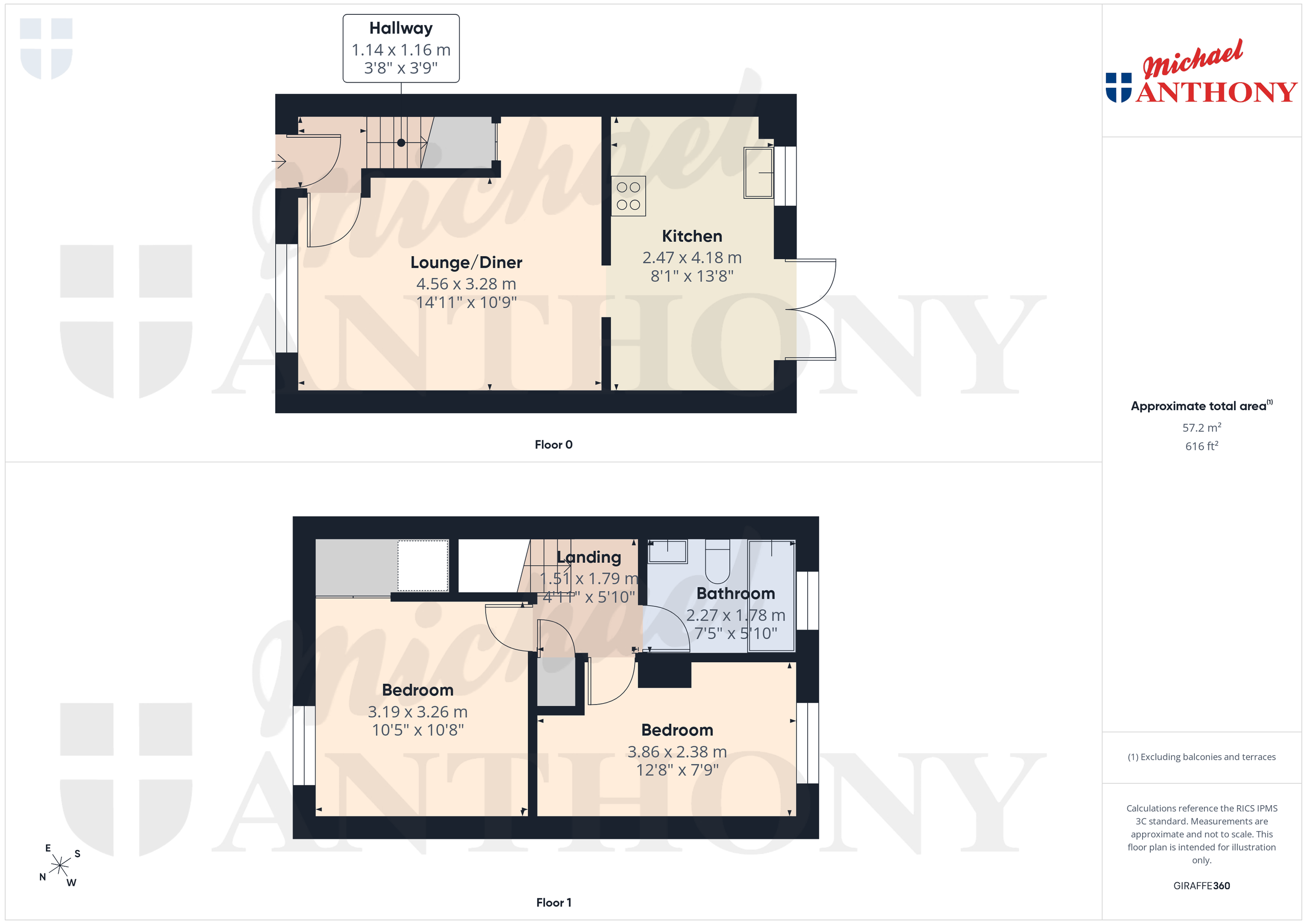 68 Anton Way, Aylesbury floorplan