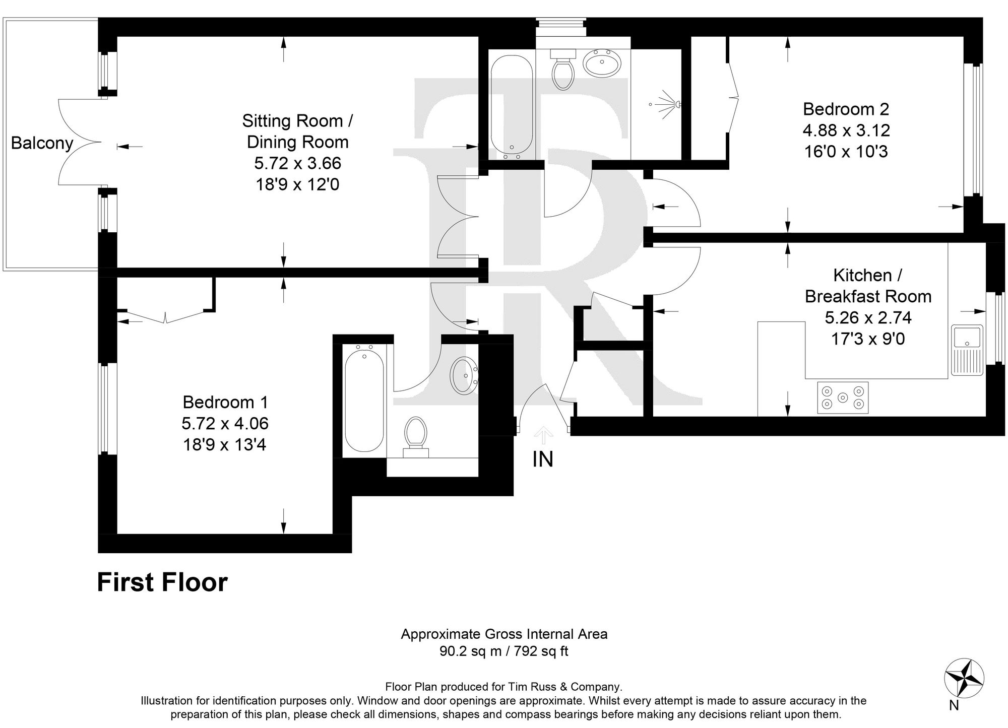 9 Draycott House 64 Penn Road, Beaconsfield floorplan