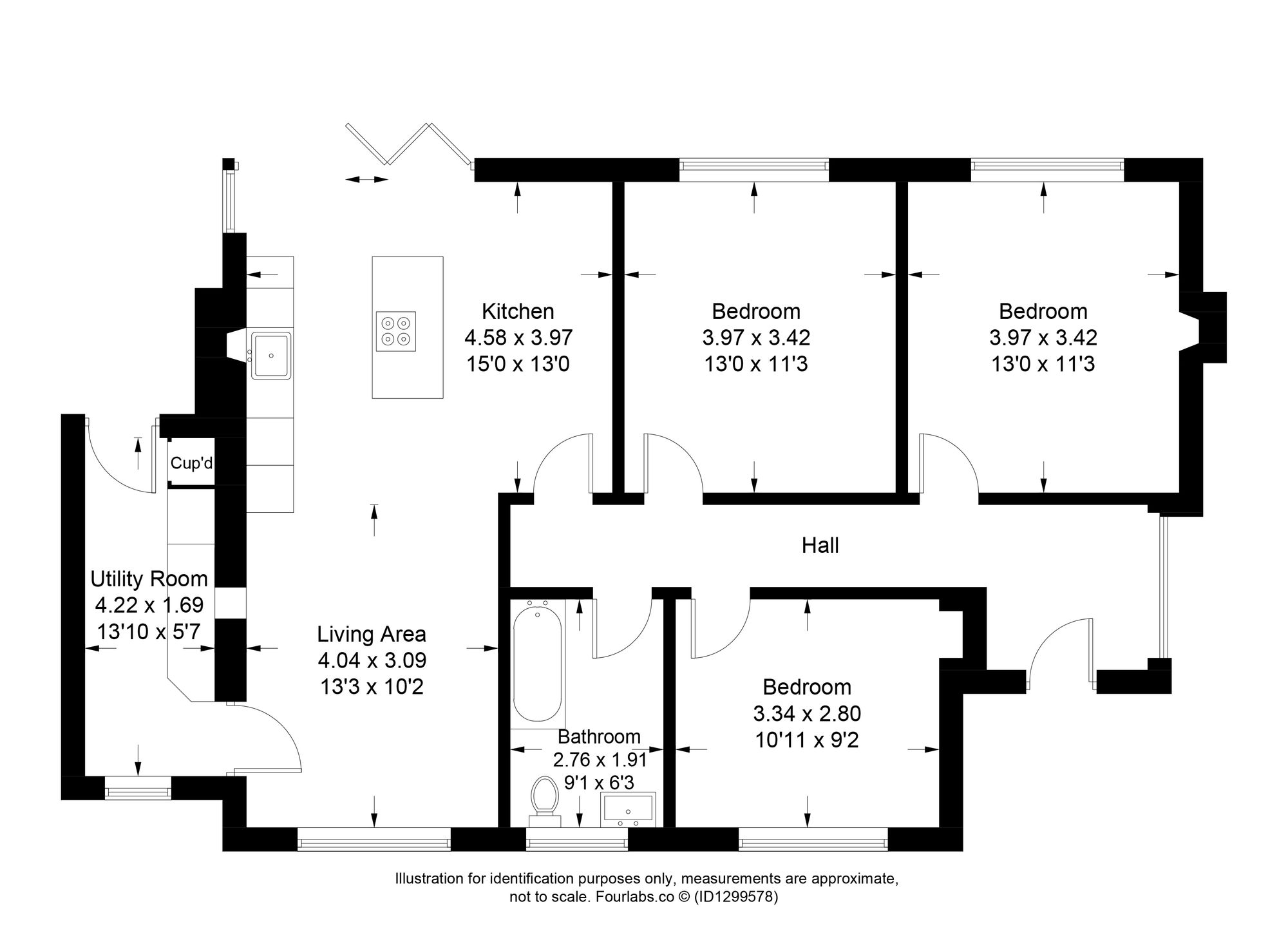 3 Abertay Crescent, Dundee floorplan