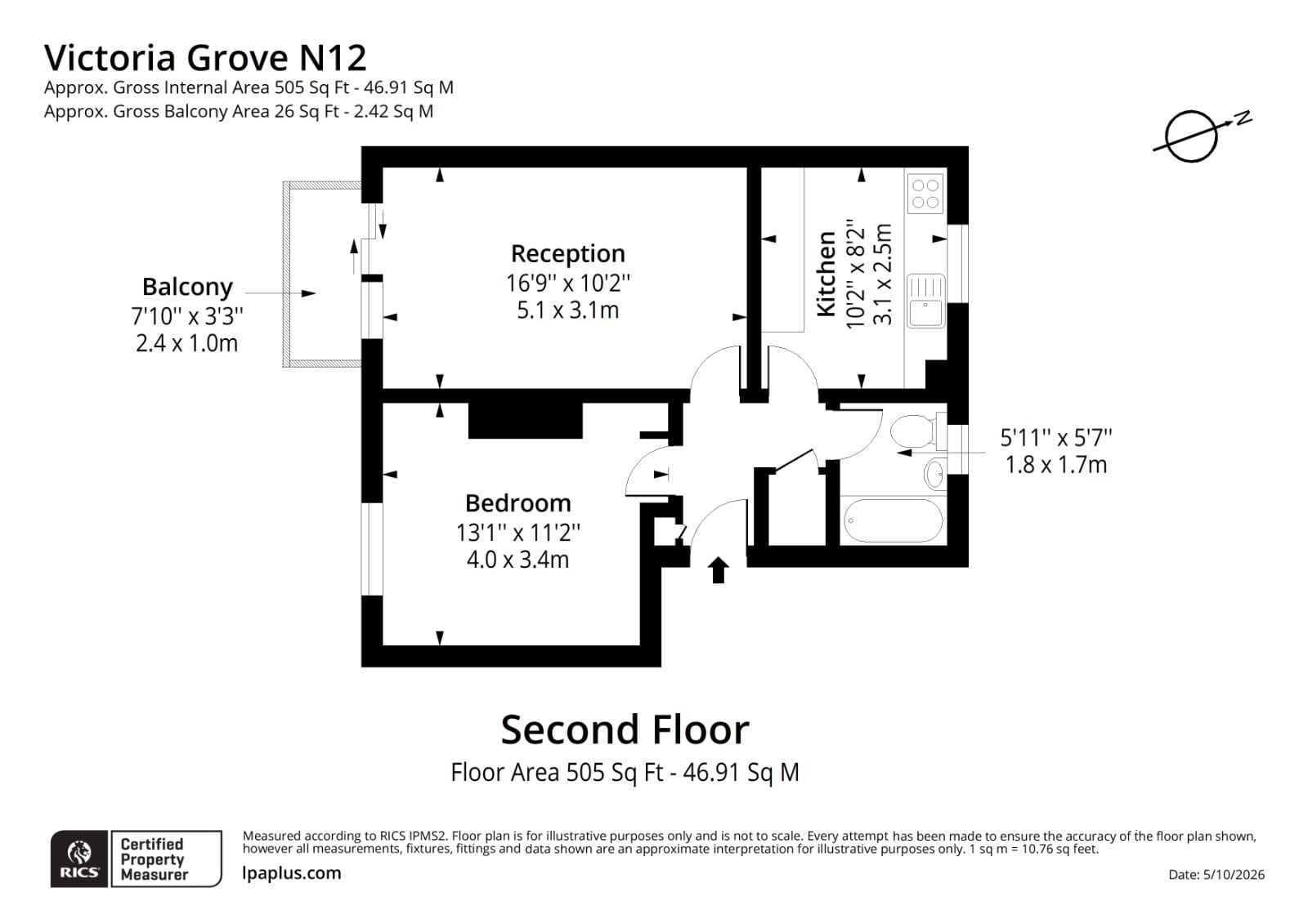 Victoria Grove, London floorplan