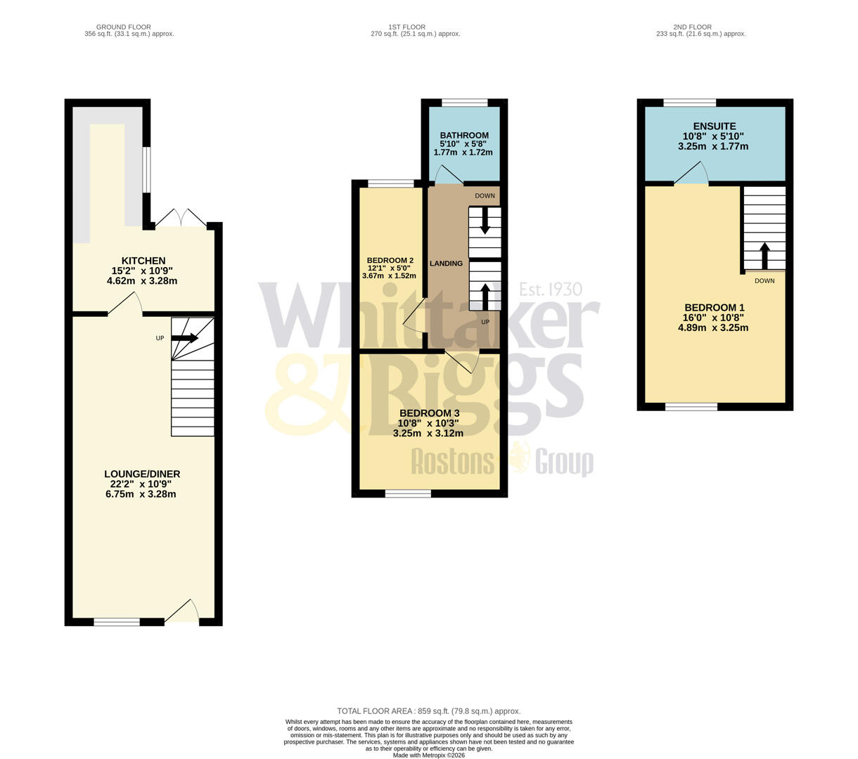 26, Brock Street, Macclesfield floorplan