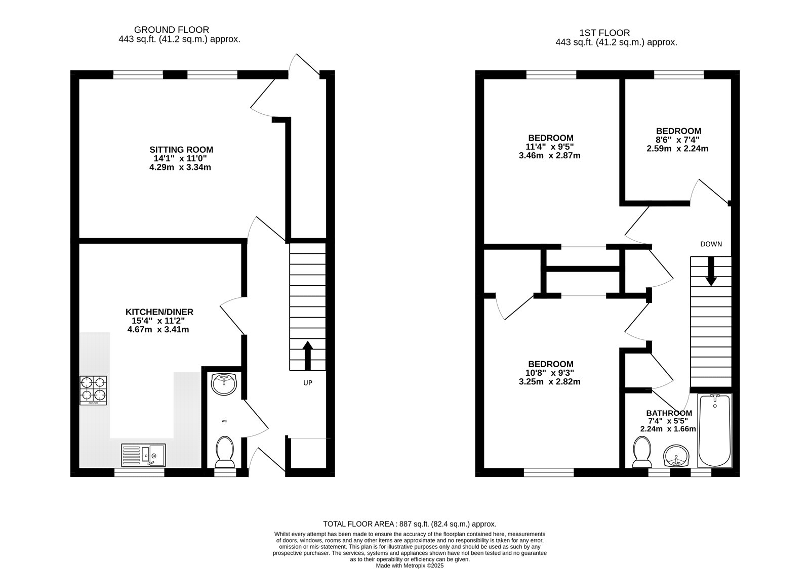 75, St. Lucia Park, Bordon floorplan
