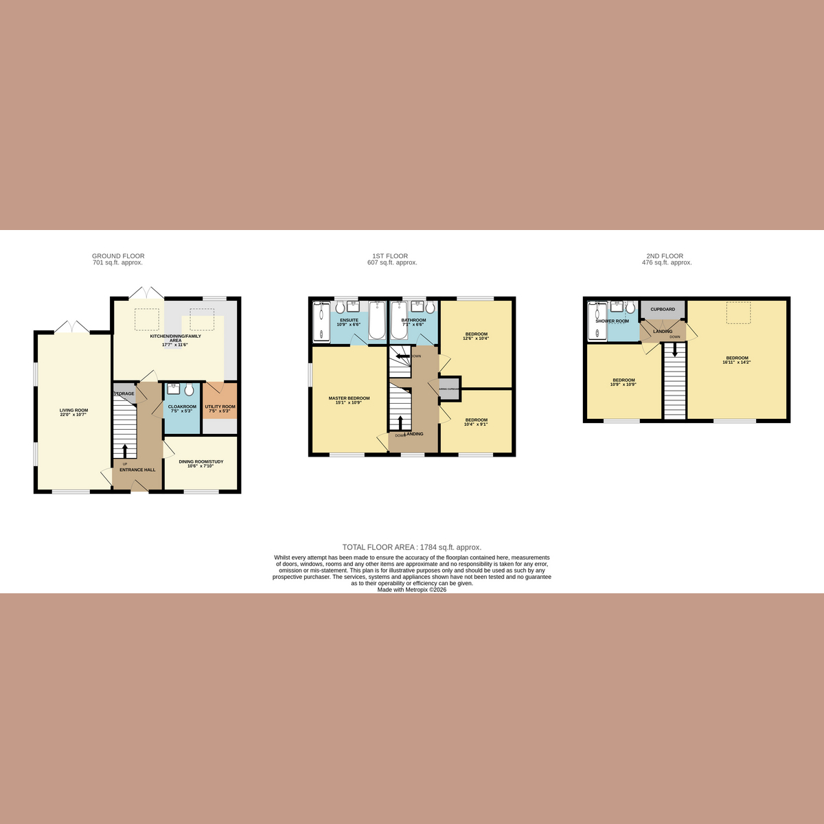 1, Andrewes Way, Rayleigh floorplan