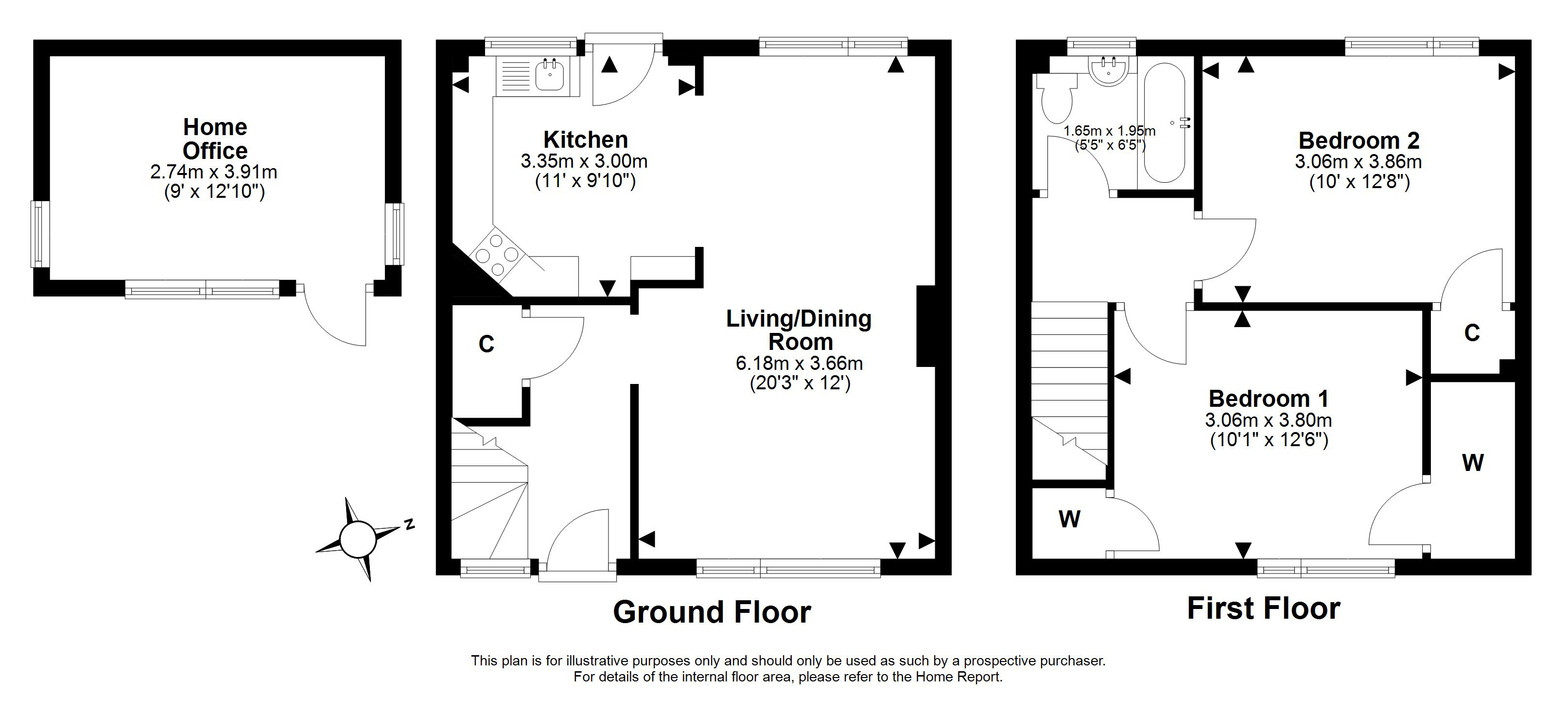 76, Stone Place, Dalkeith floorplan