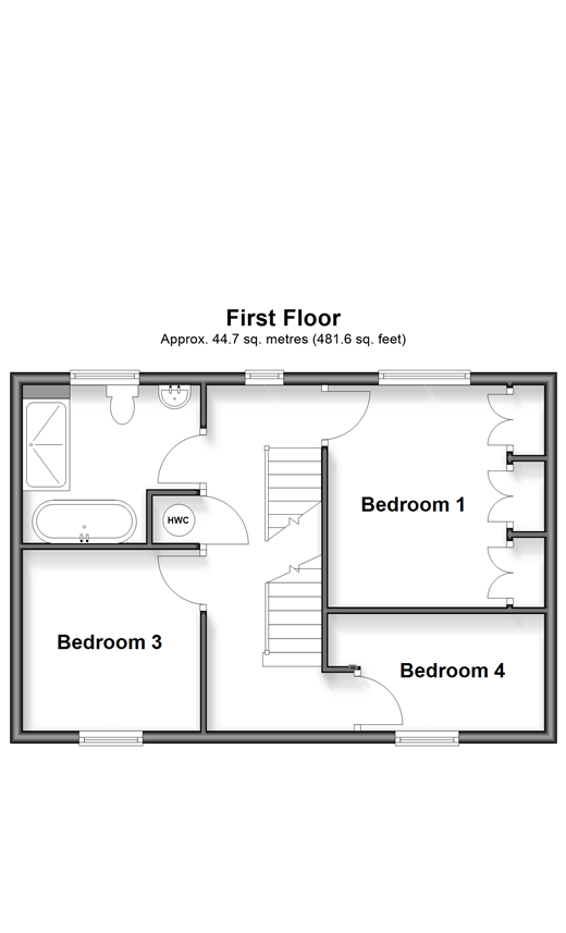 Tilden Close High Halden, Ashford floorplan