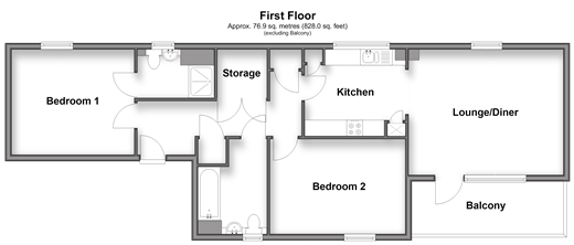 Fullerton Avenue, Dagenham floorplan