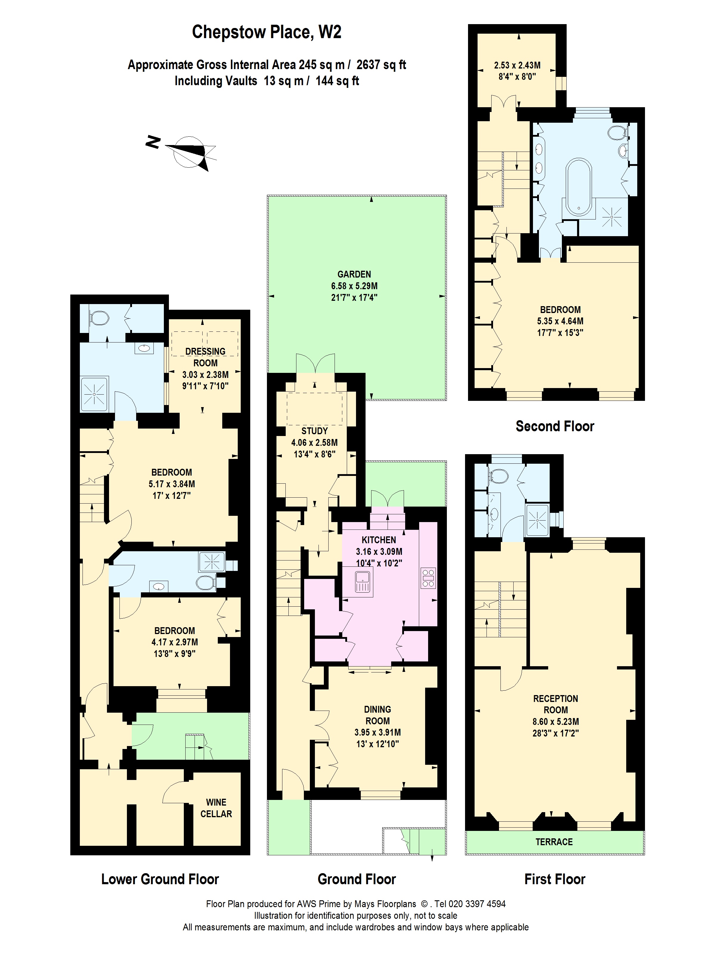 Chepstow Place, London W2, 4 bedroom terraced house for sale 52790207 PrimeLocation
