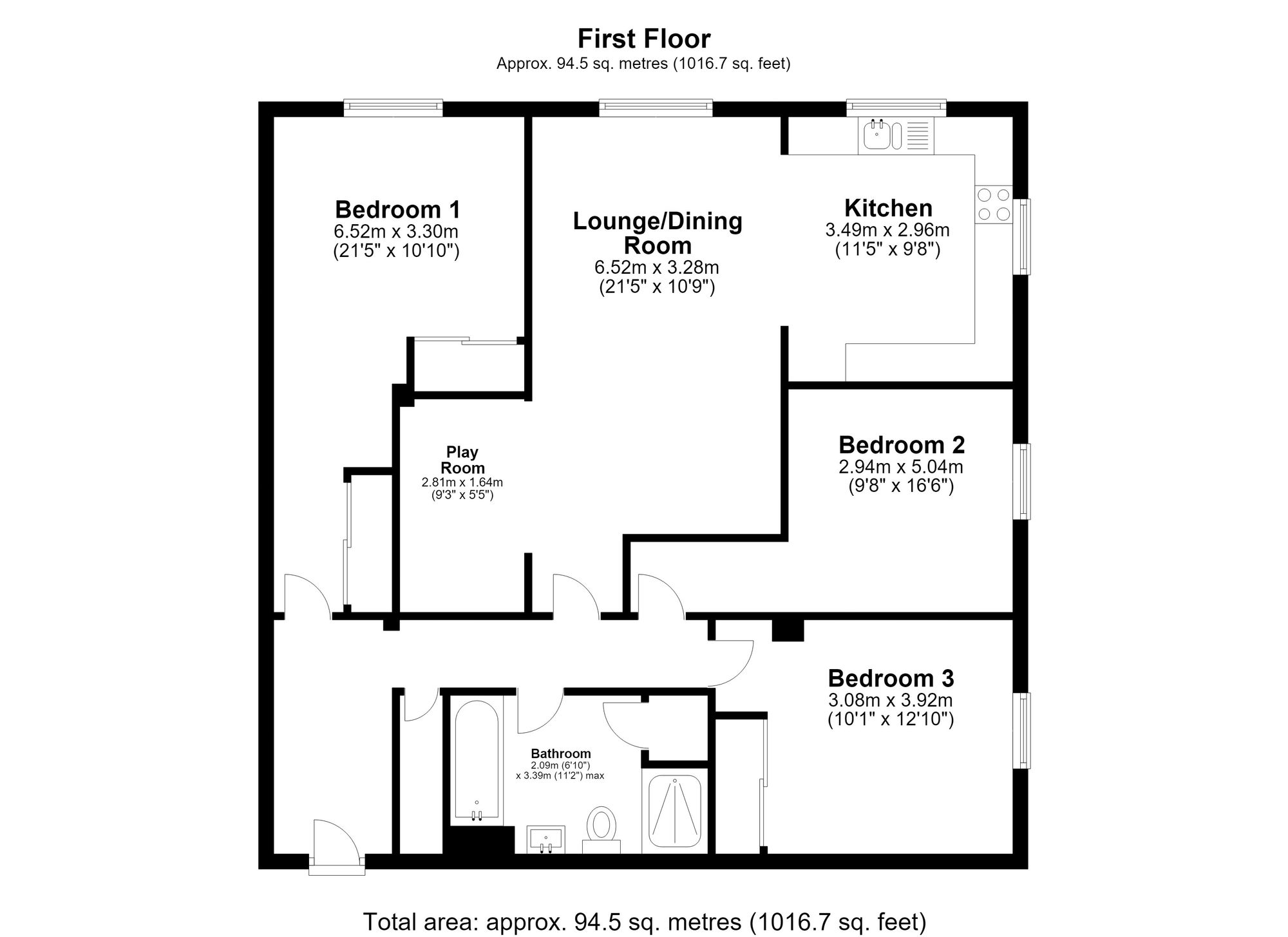 Flat 11, Rivermill Court Kneesworth Street, Royston floorplan