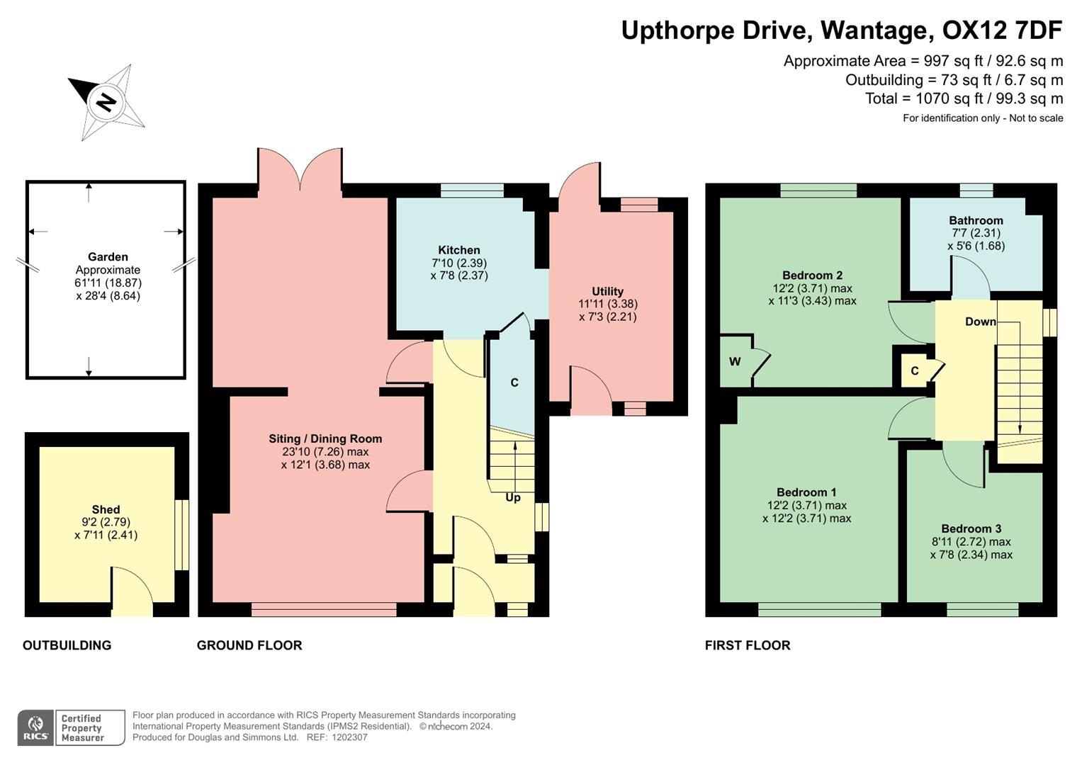 3 bed property for sale in Upthorpe Drive, Wantage OX12 68539909 Zoopla