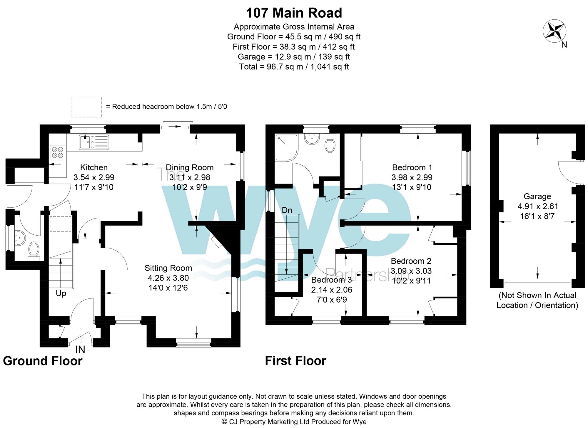 107 Main Road, High Wycombe floorplan