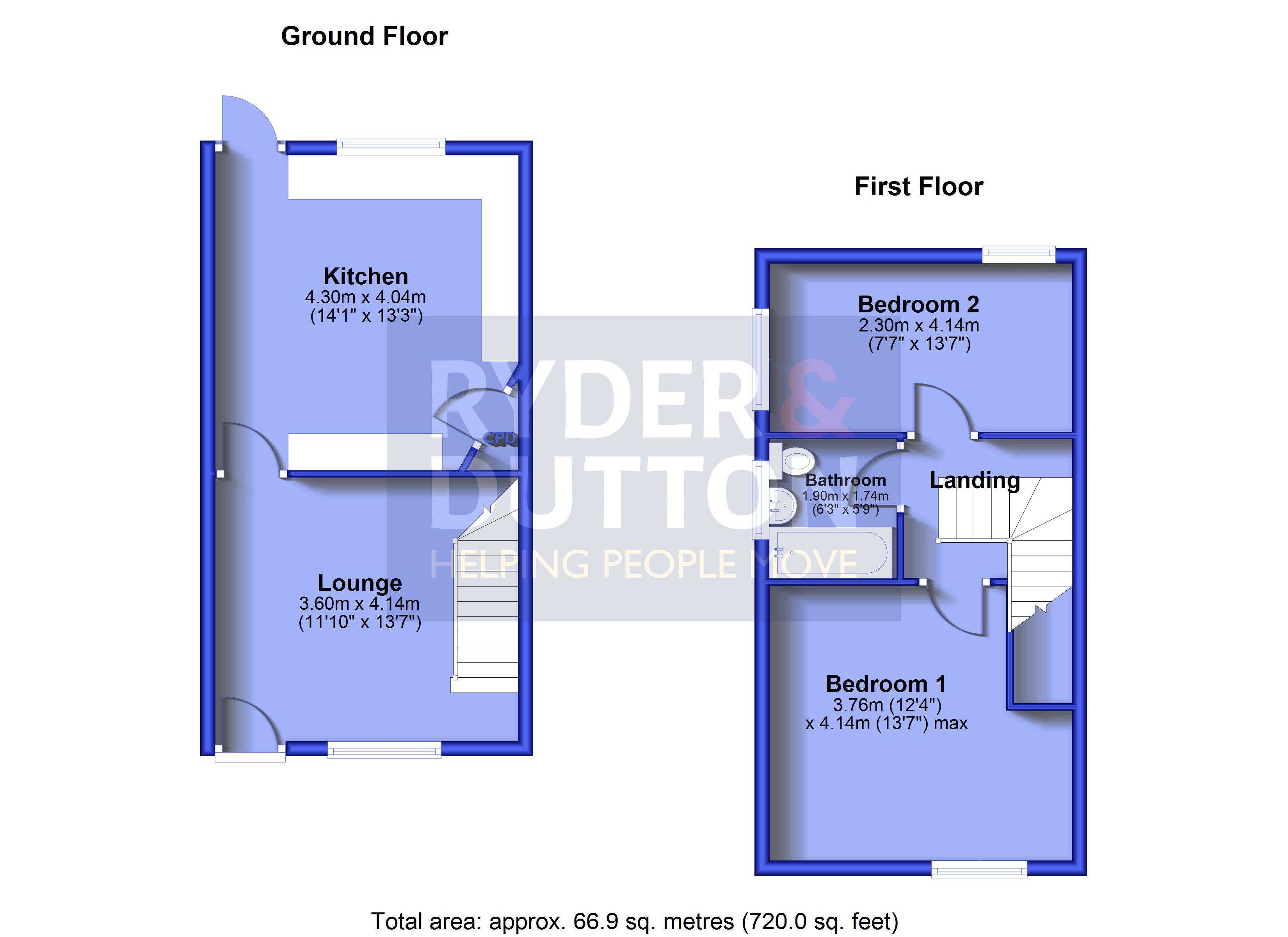 77, Watkin Street, Rochdale floorplan