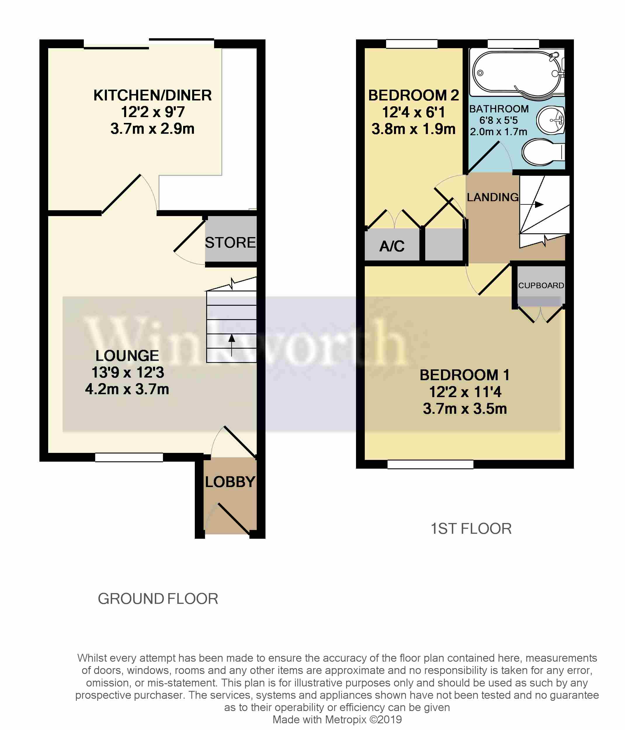 2 Bedrooms Terraced house to rent in Harrington Close, Lower Earley, Reading, Berkshire RG6