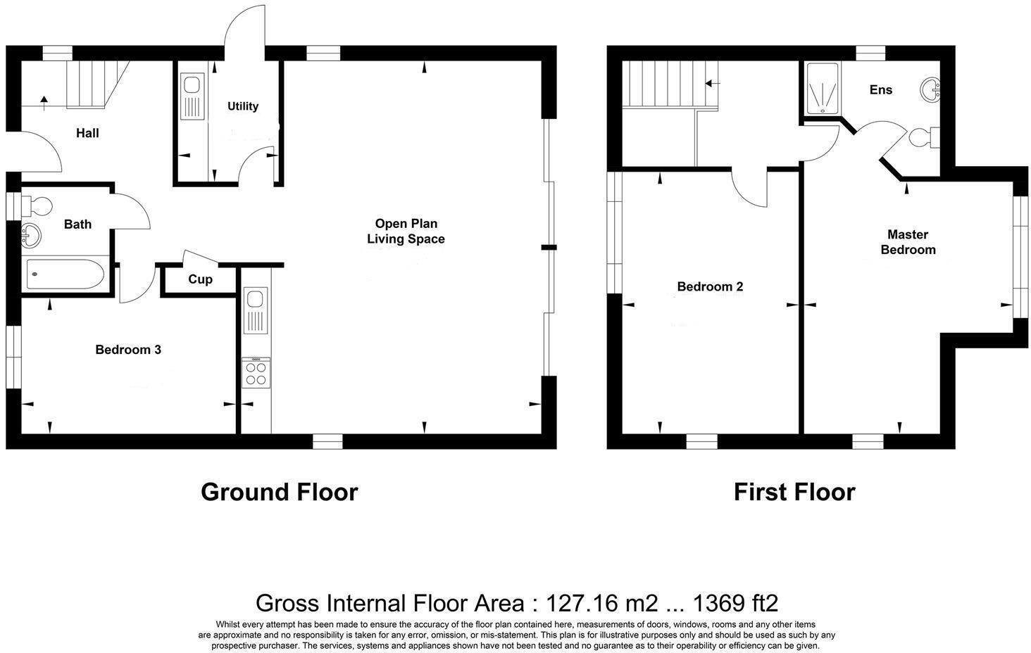 1, Trenant Mews,, Pengersick Croft, Praa Sands floorplan