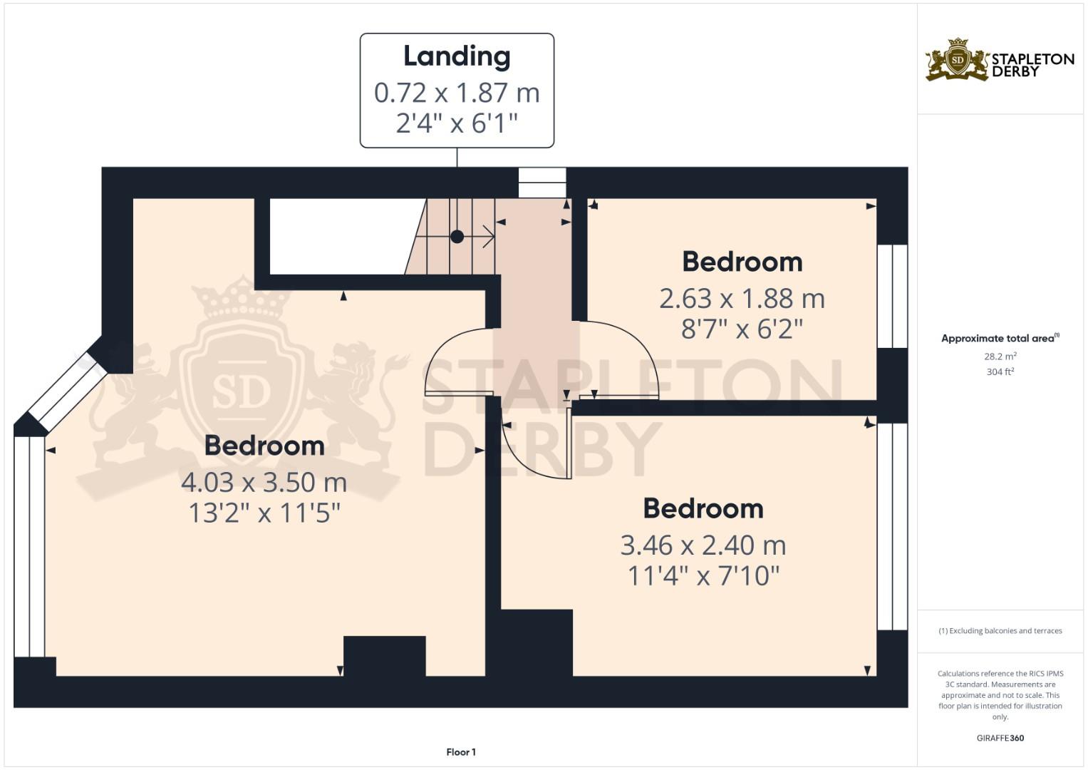 32, St. Davids Close, Prescot floorplan