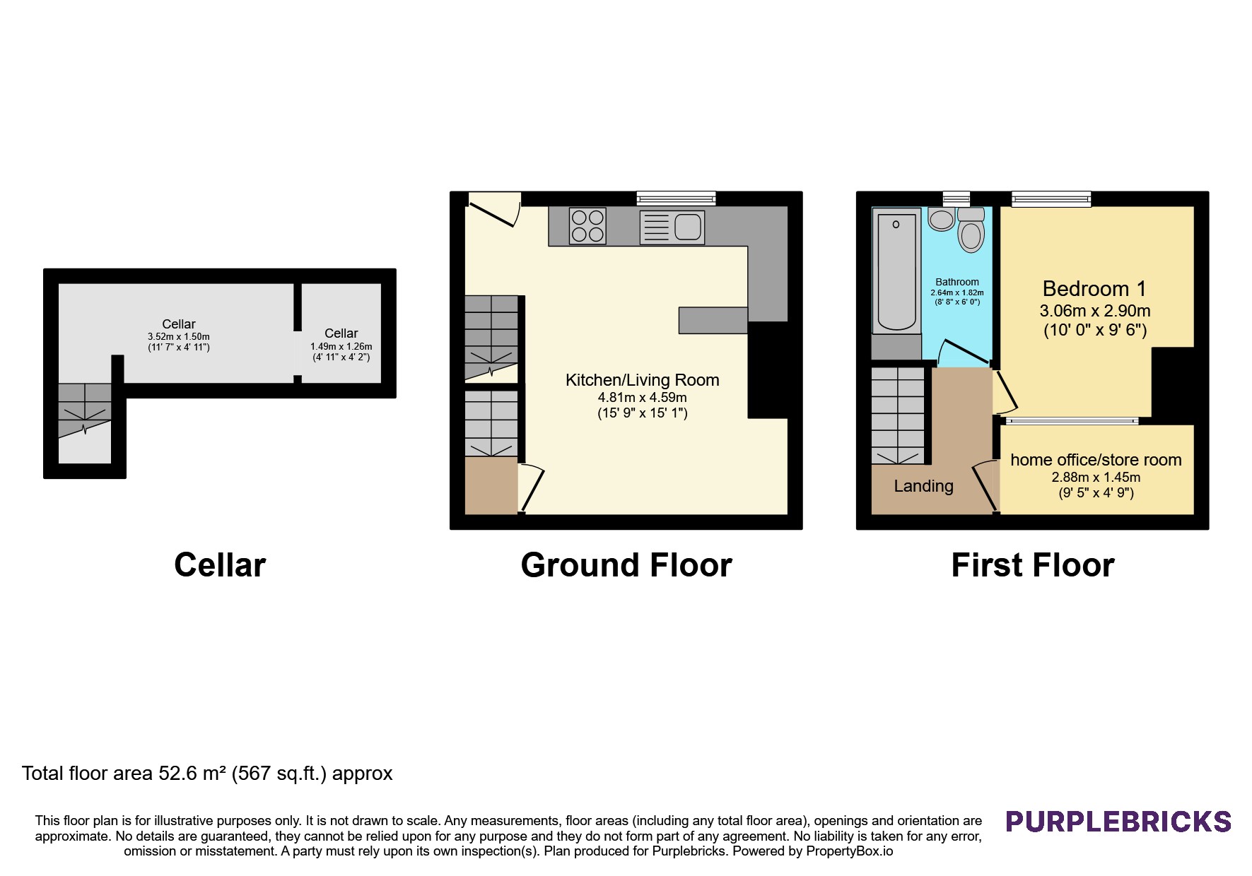 17, William Henry Street, Brighouse floorplan