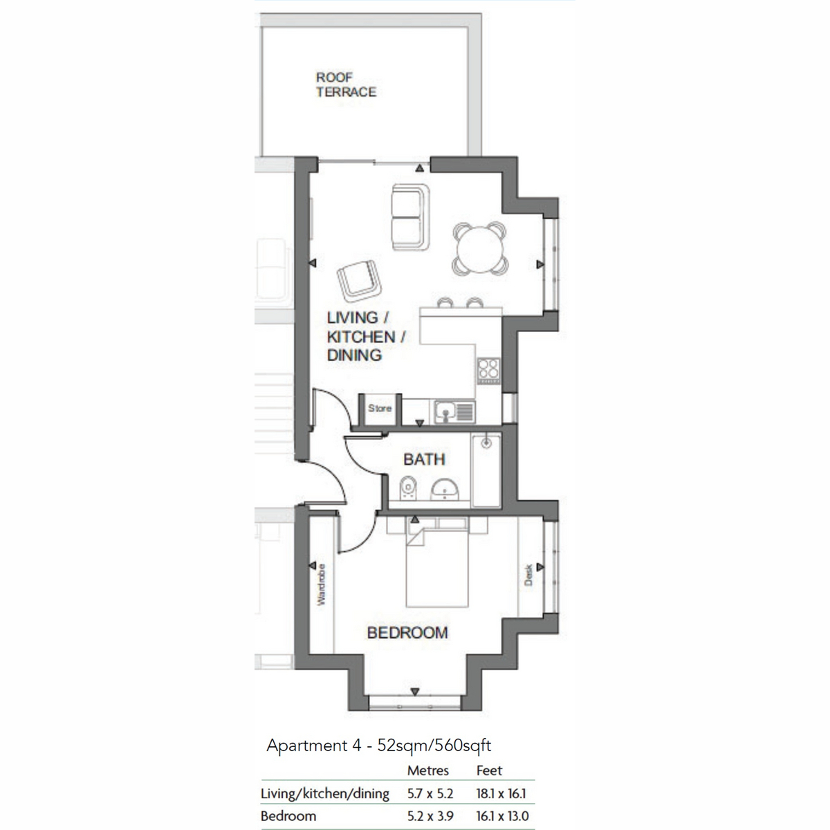 Flat 4 Abbotswood Place, Balham, SW16 floorplan