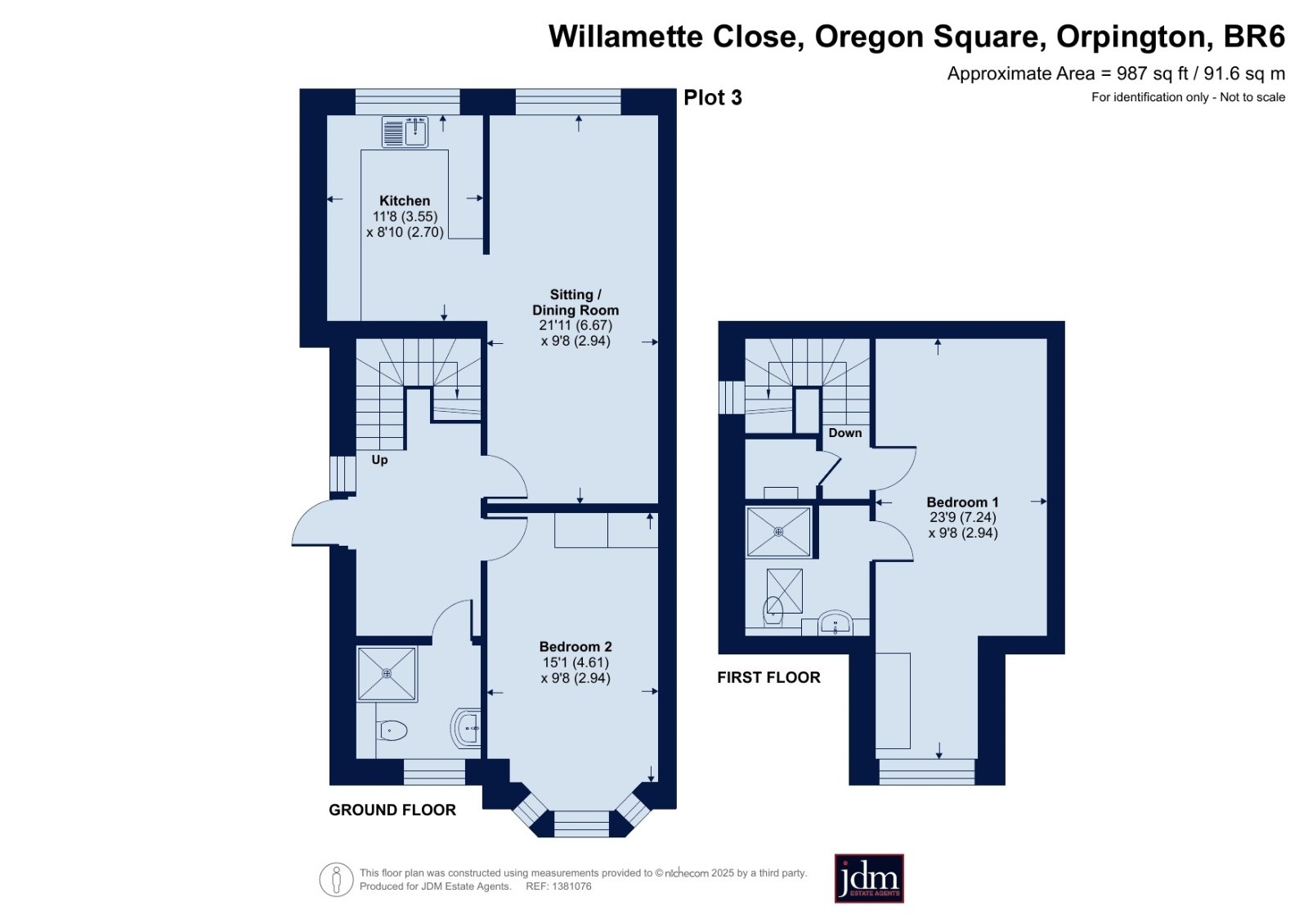 Plot 3,, Willamette Close, Orpington floorplan