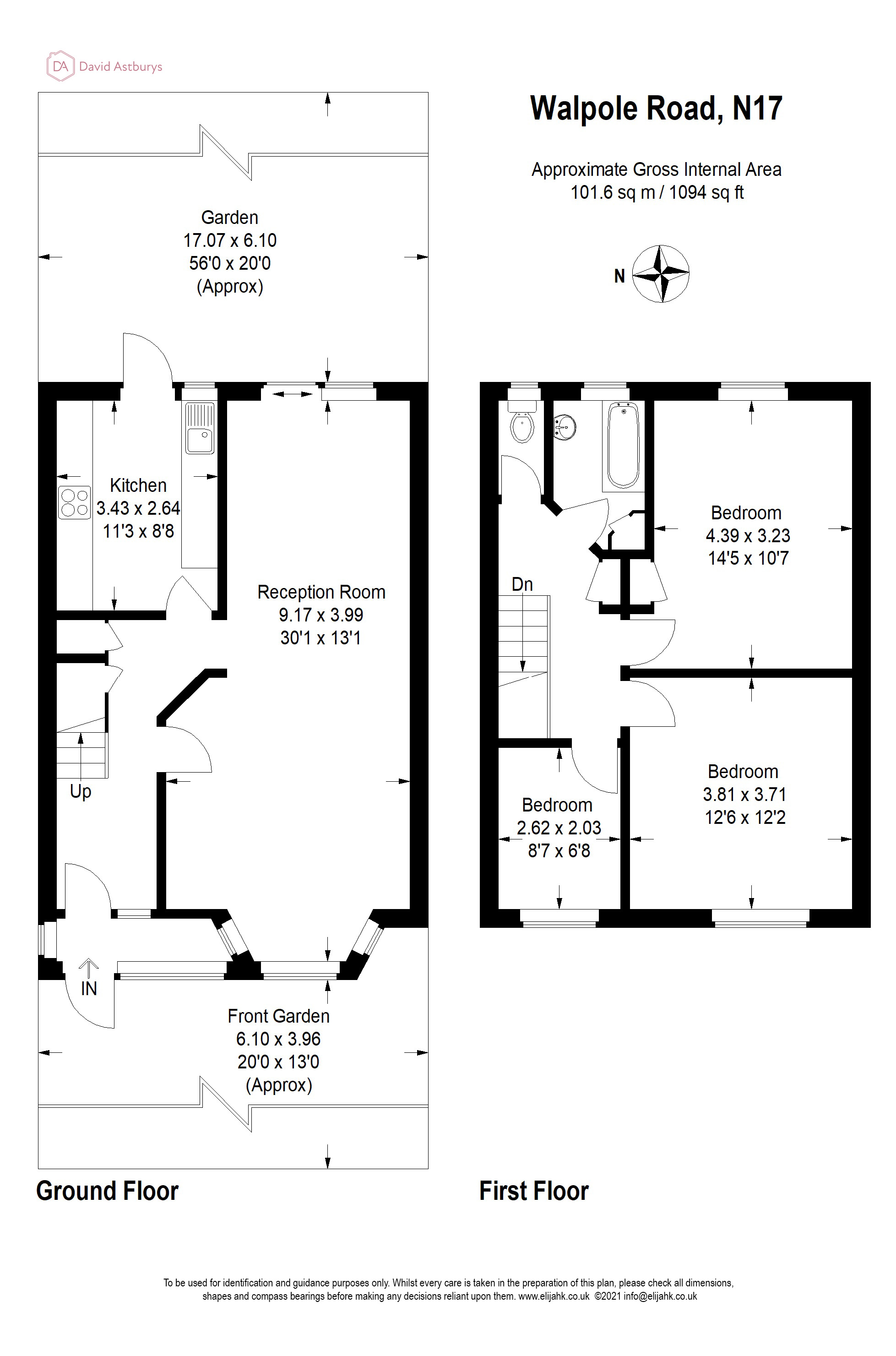 Walpole Road, London N17, 3 bedroom terraced house for sale 61939085