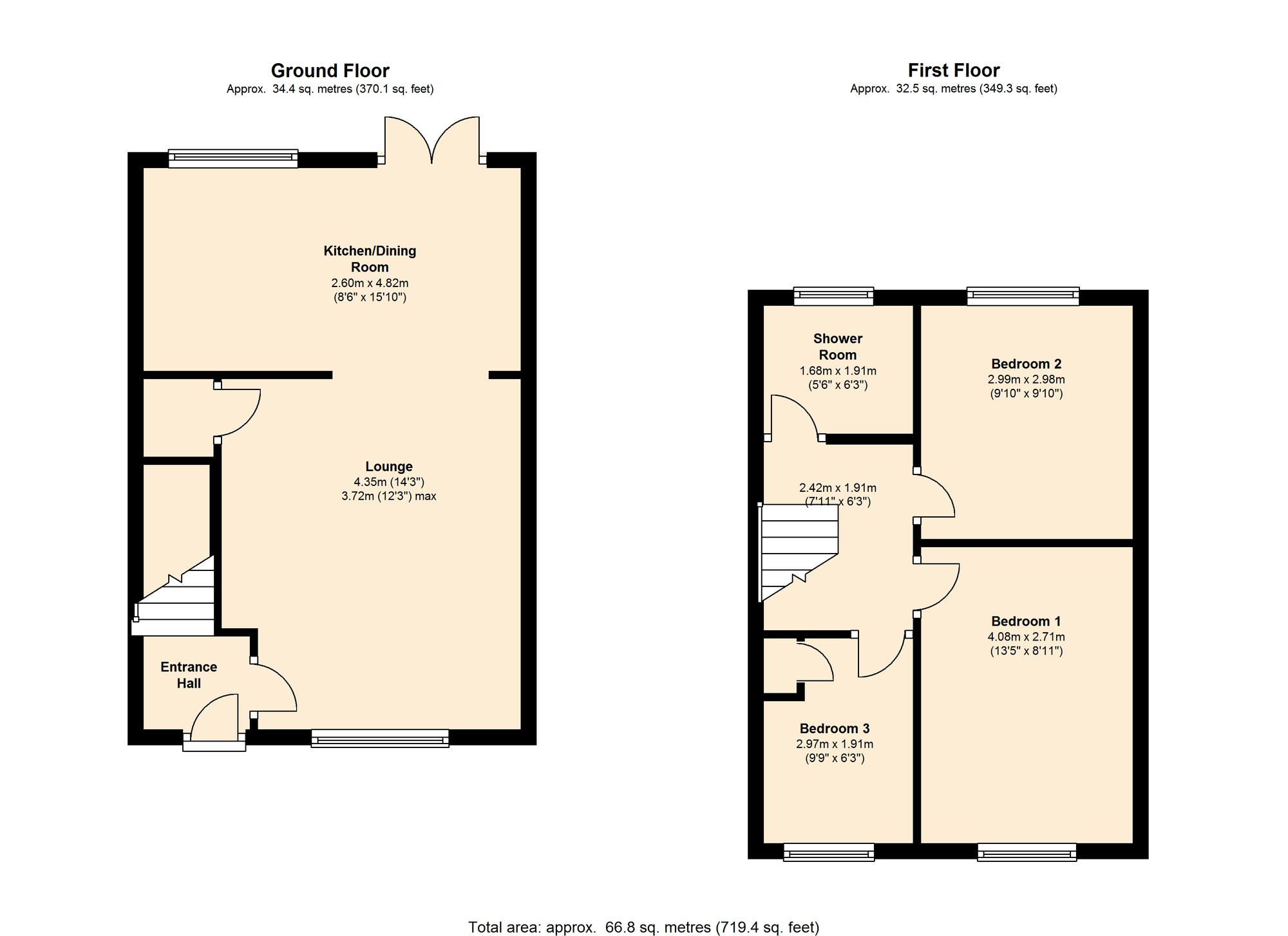 3 Bedrooms Semi-detached house to rent in Bluebell Court, Beechwood, Runcorn WA7
