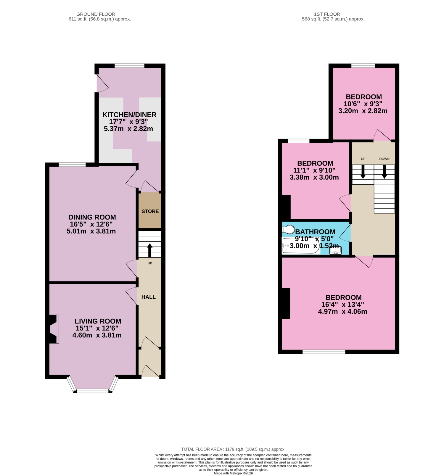 47, Beckenham Avenue, East Boldon floorplan