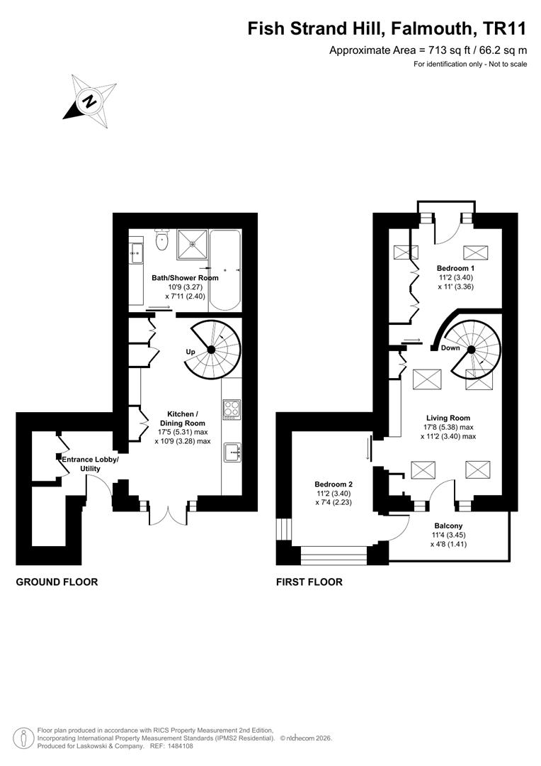 The Boat Store, 22, Fish Strand Hill, Falmouth floorplan