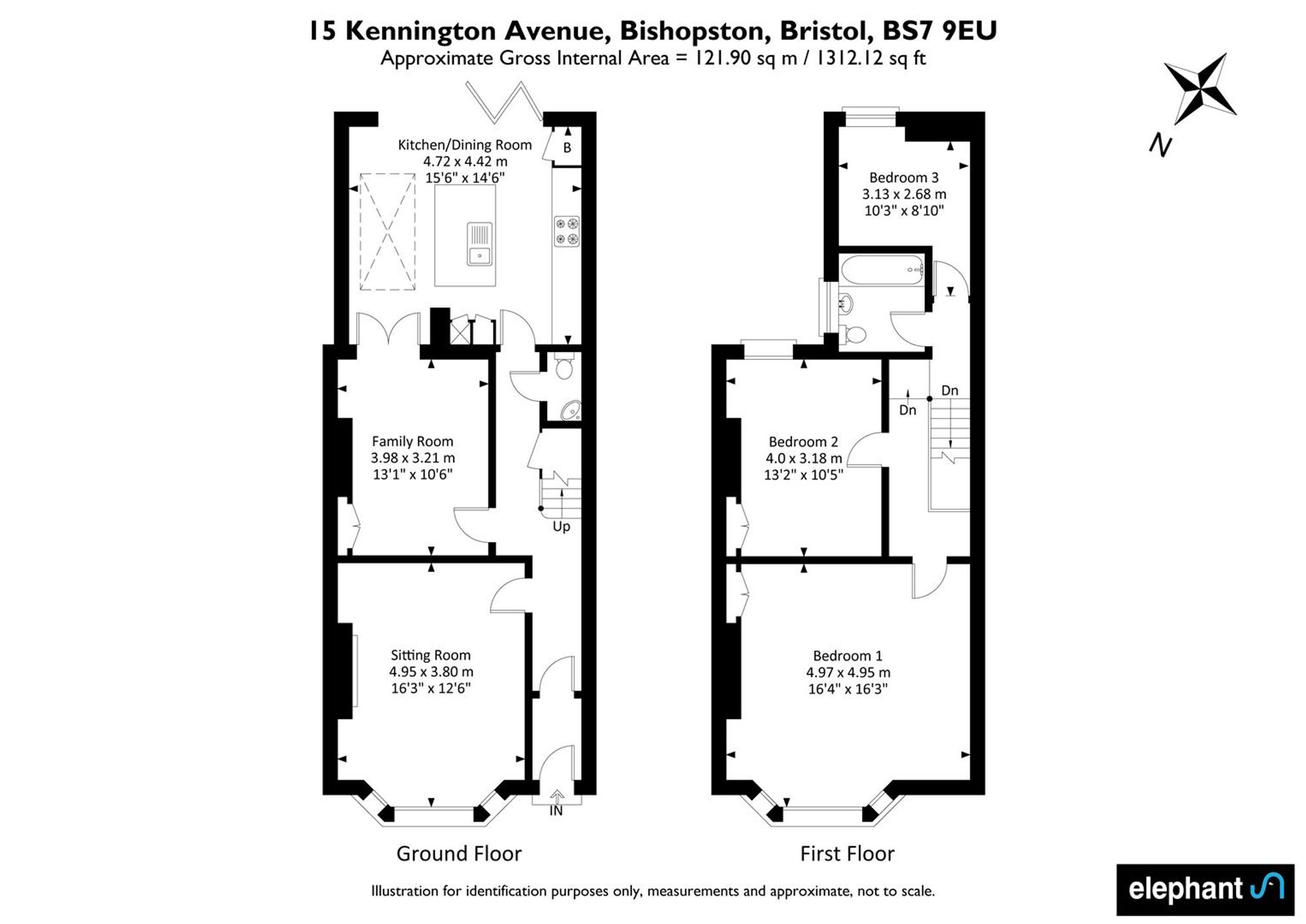 15 Kennington Avenue, Bristol floorplan