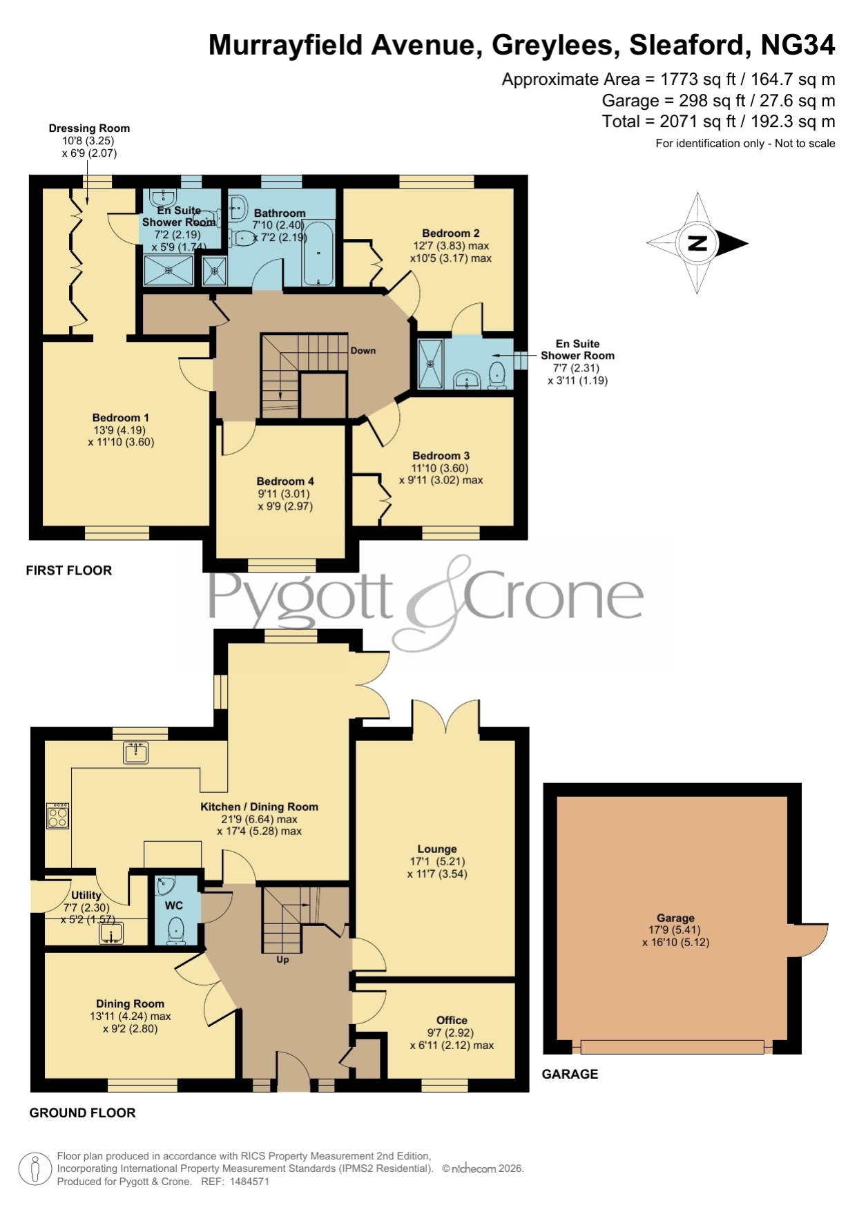 16, Murrayfield Avenue, Sleaford floorplan