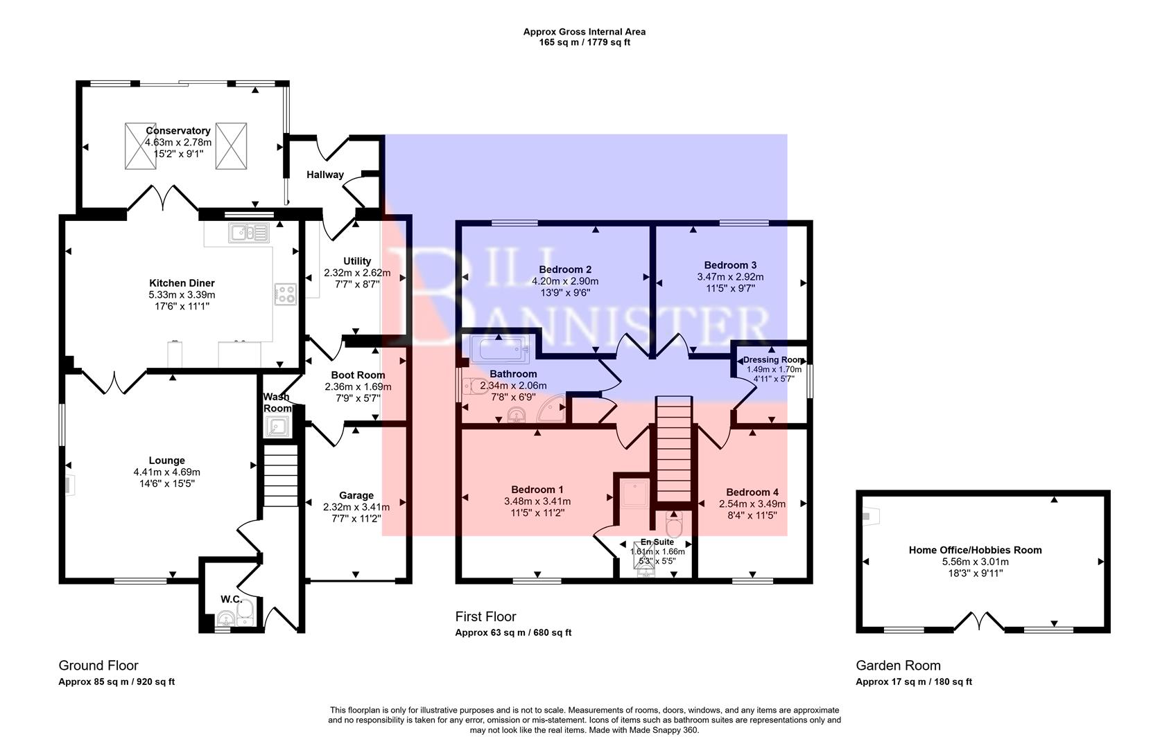 4, Heathfield Gardens, Redruth floorplan
