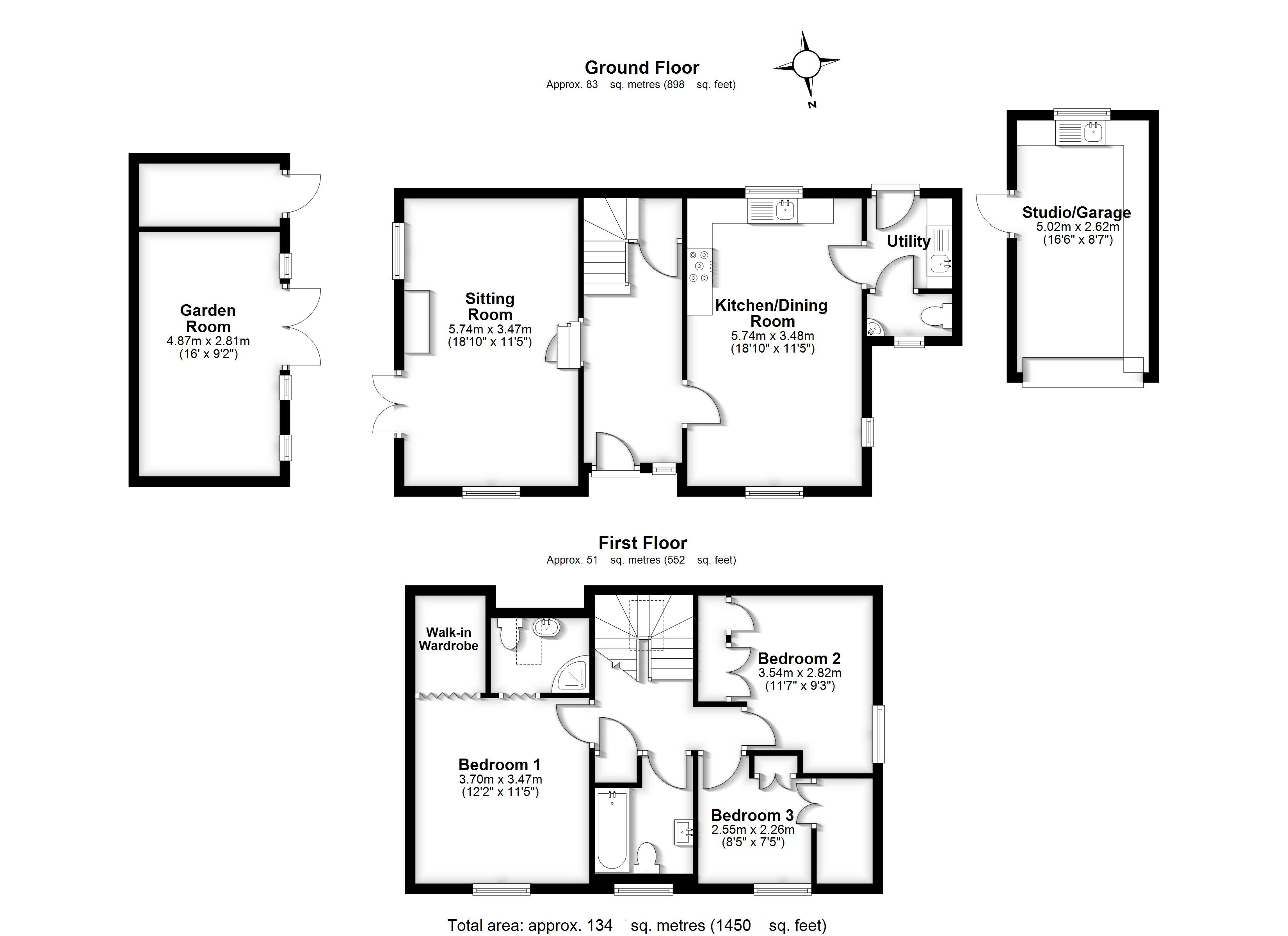 1A, Coltsfield, Essex floorplan
