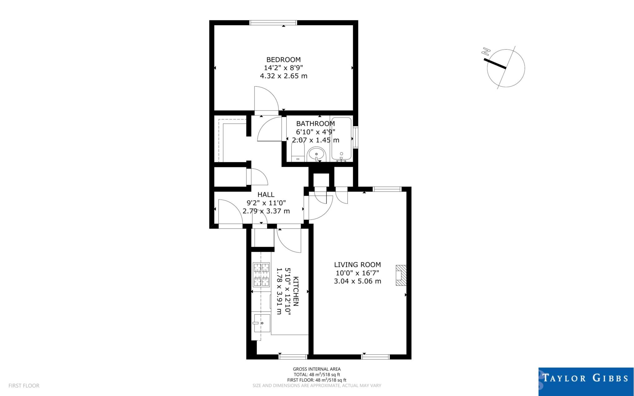 Flat 3, Holmesdale Road, London floorplan