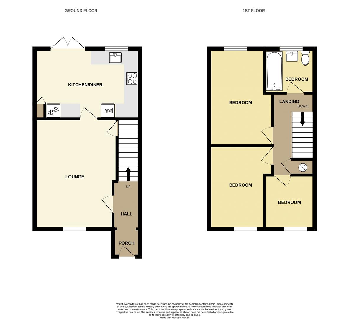 70, Barton Road, Central Treviscoe floorplan