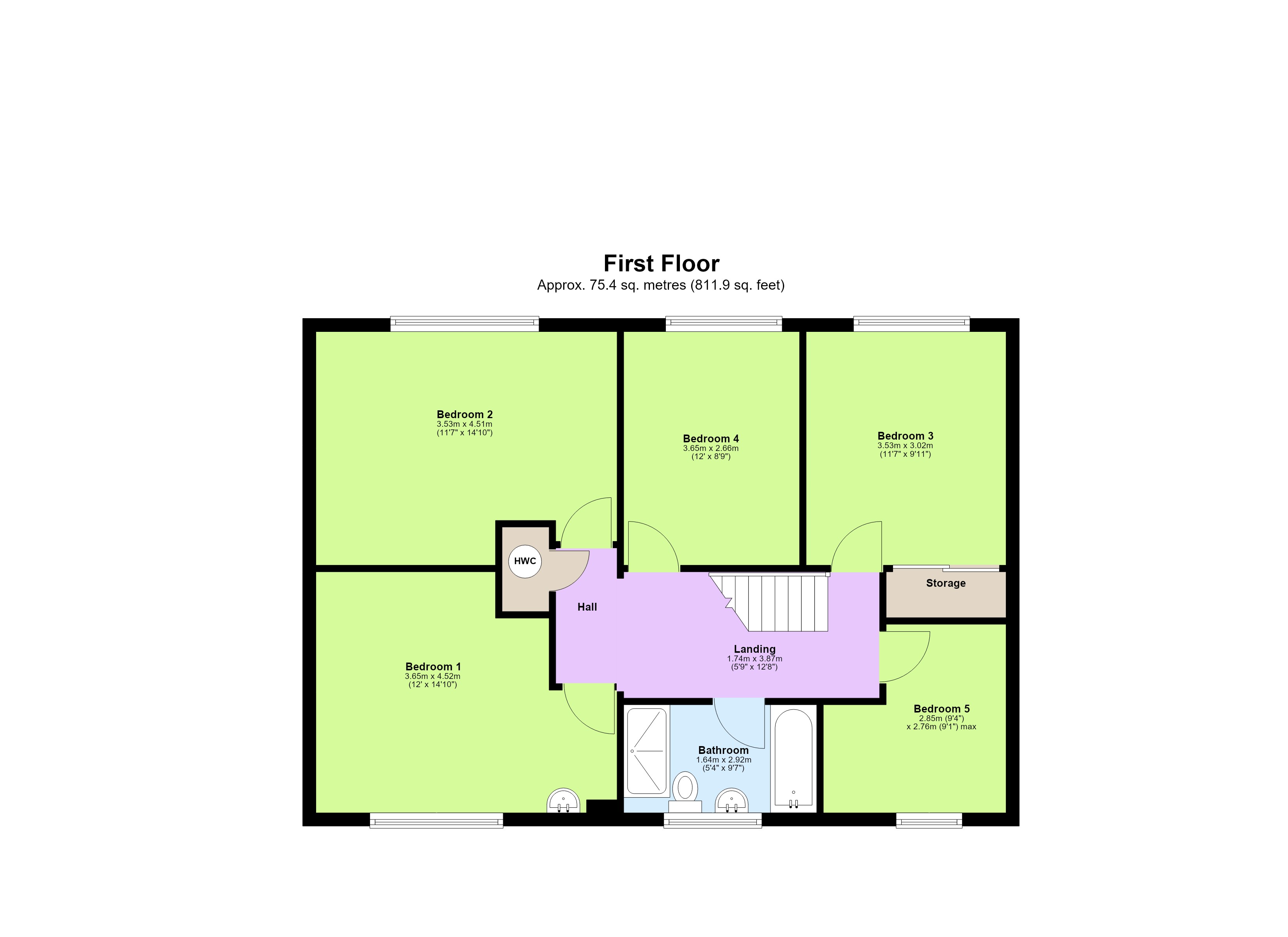 54, The Crescent, Hertfordshire floorplan