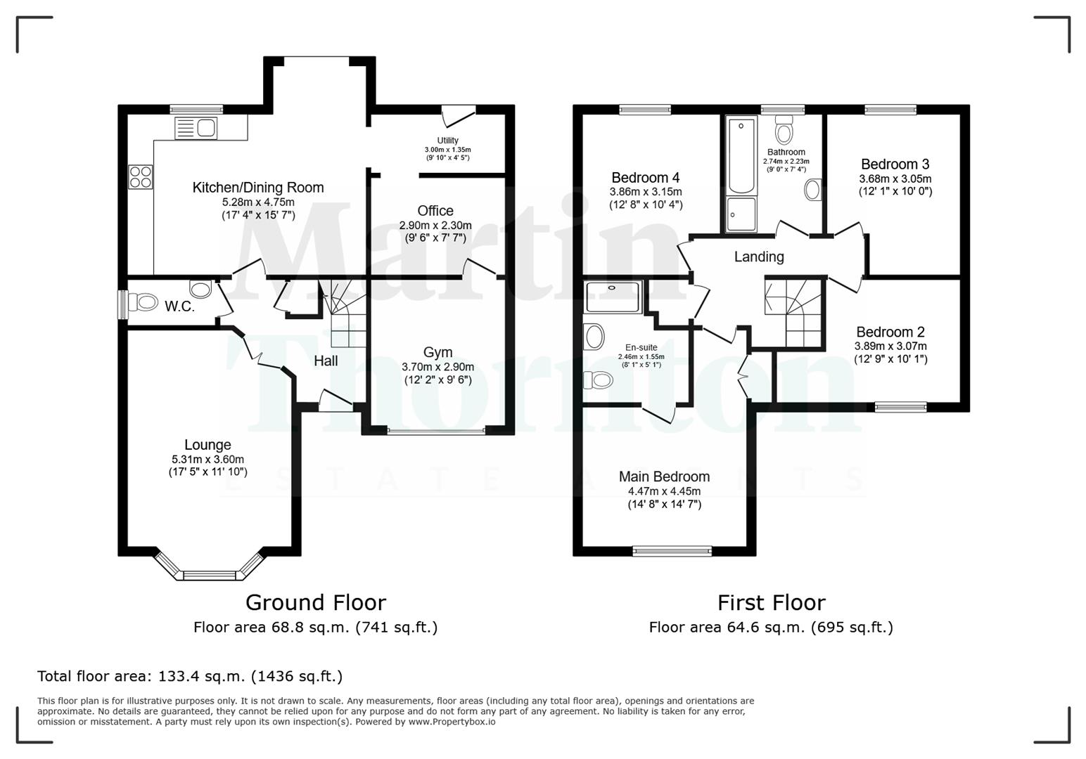 28, Pavilion View, Huddersfield floorplan