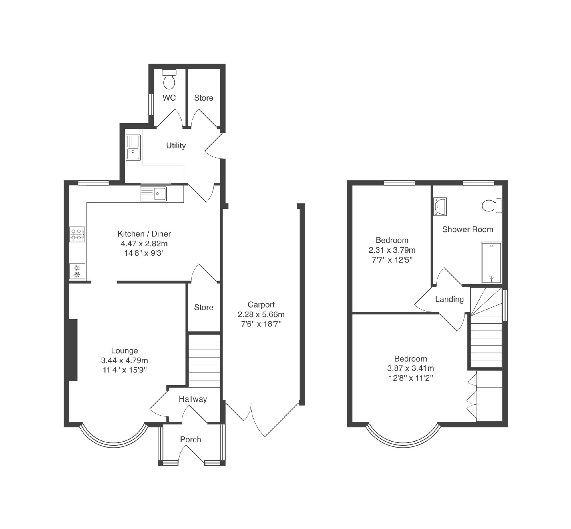 23 King George Avenue, Loughborough floorplan