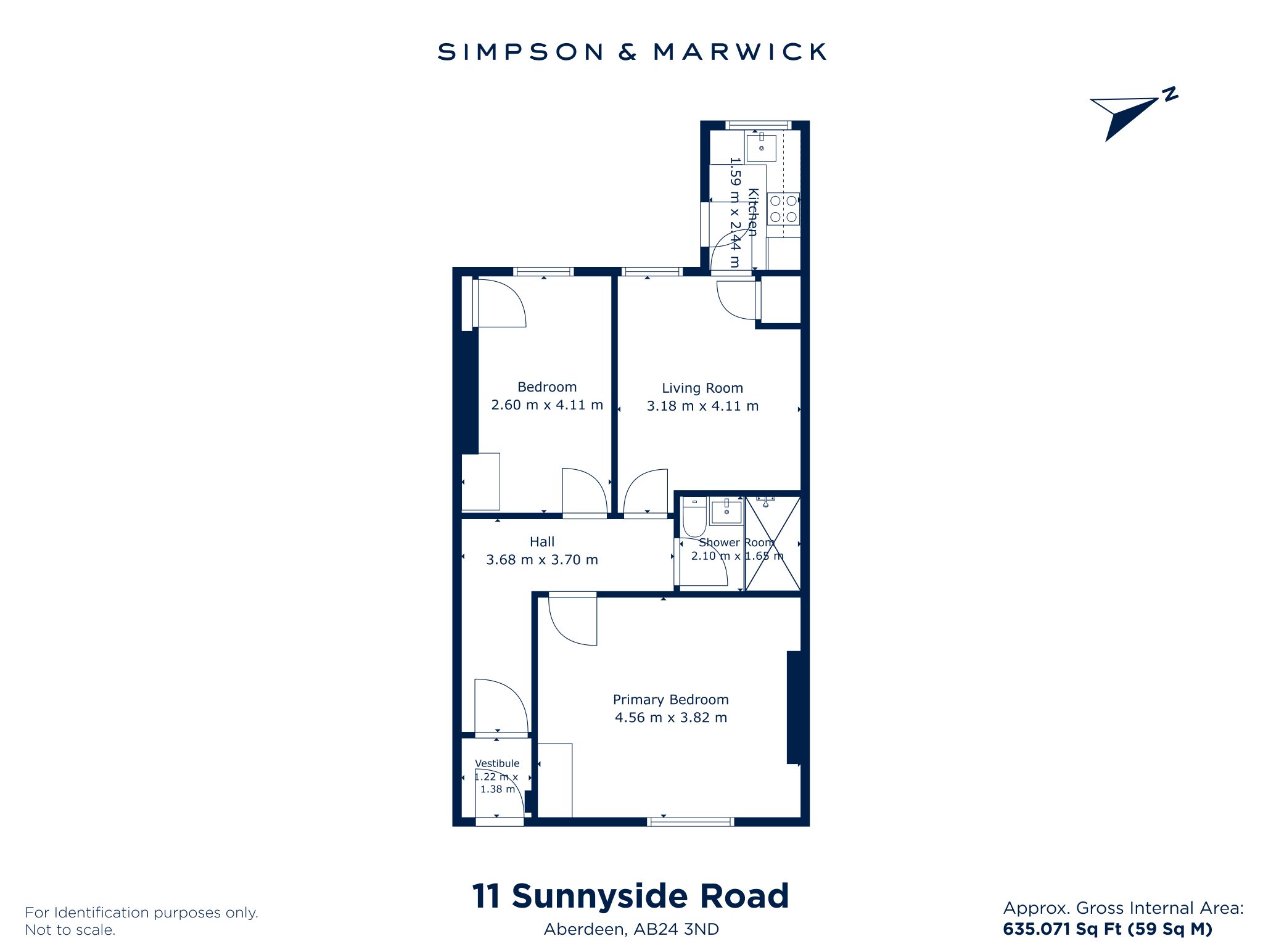 11, Sunnyside Road, Aberdeen floorplan