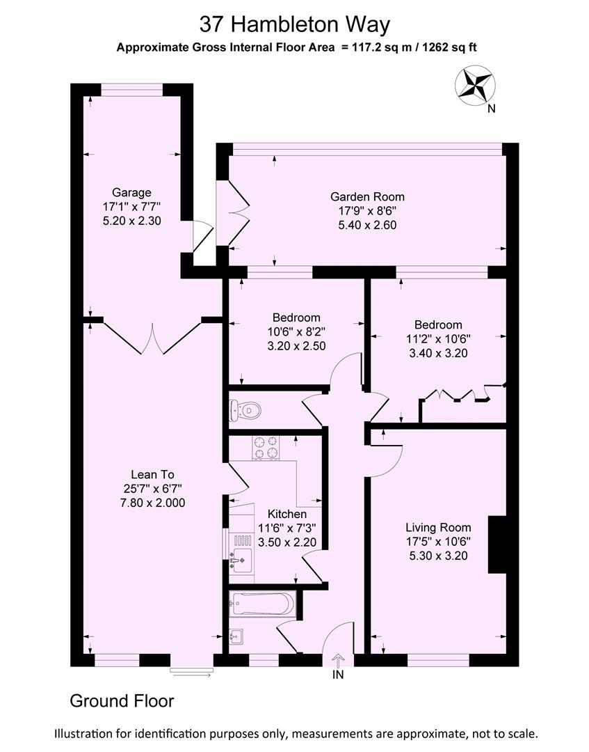 37, Hambleton Way, York floorplan