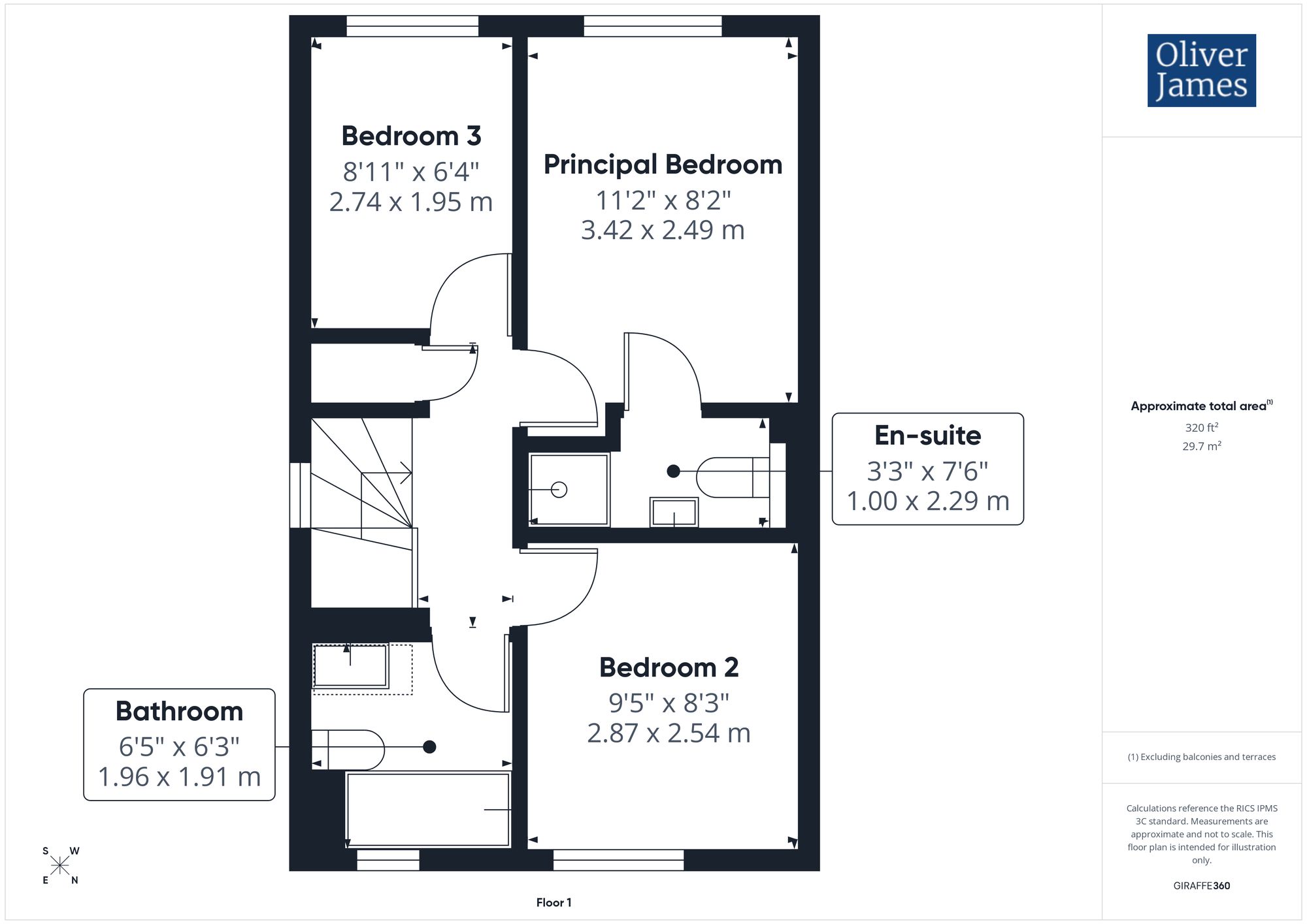 24 Sparrowhawk Way, Huntingdon floorplan