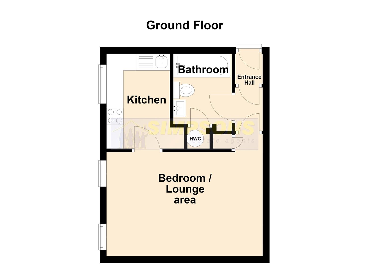 Flat 8, 4, Gunville Crescent, Bournemouth floorplan
