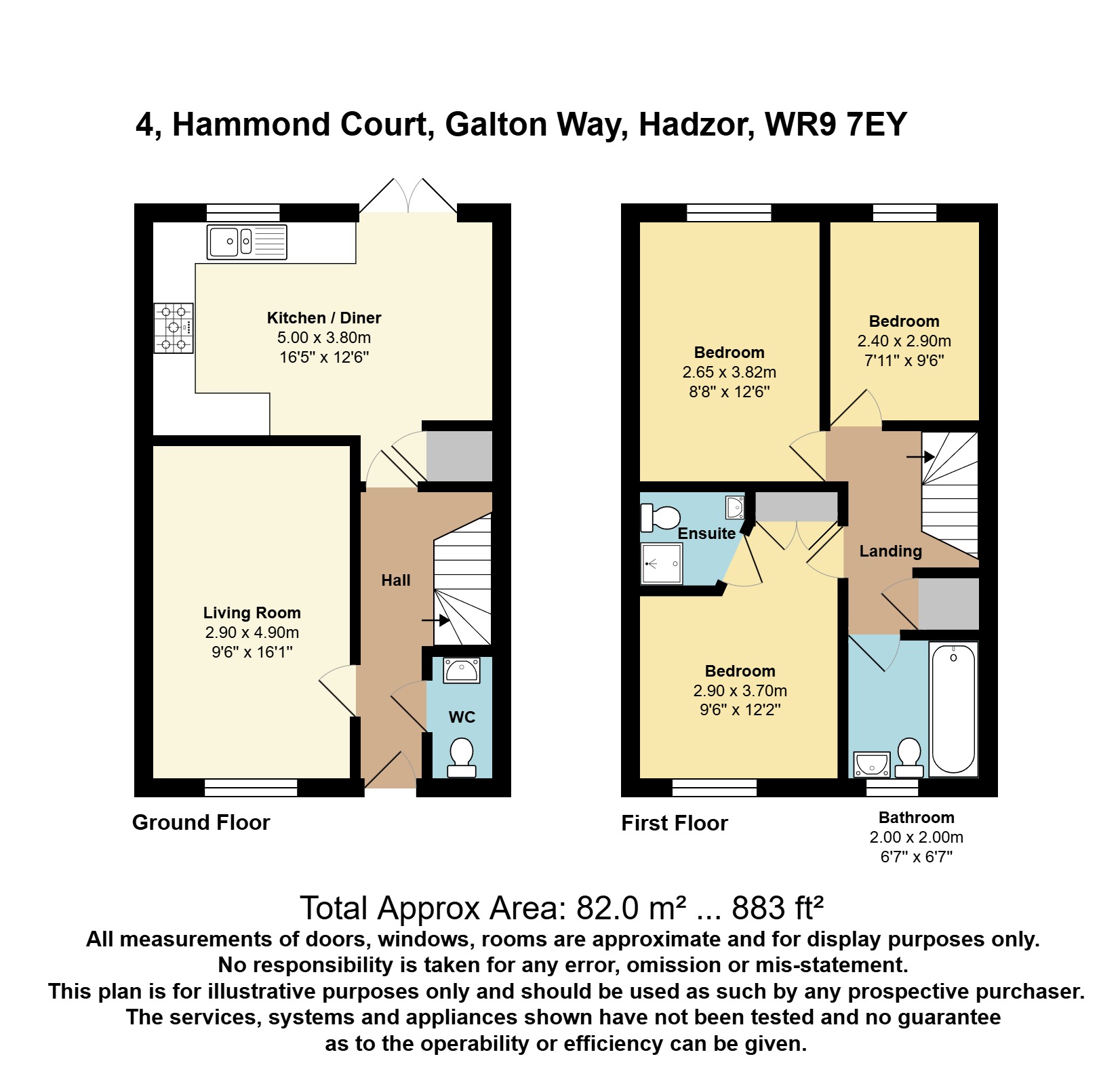 4, Hammond Court, Hadzor floorplan