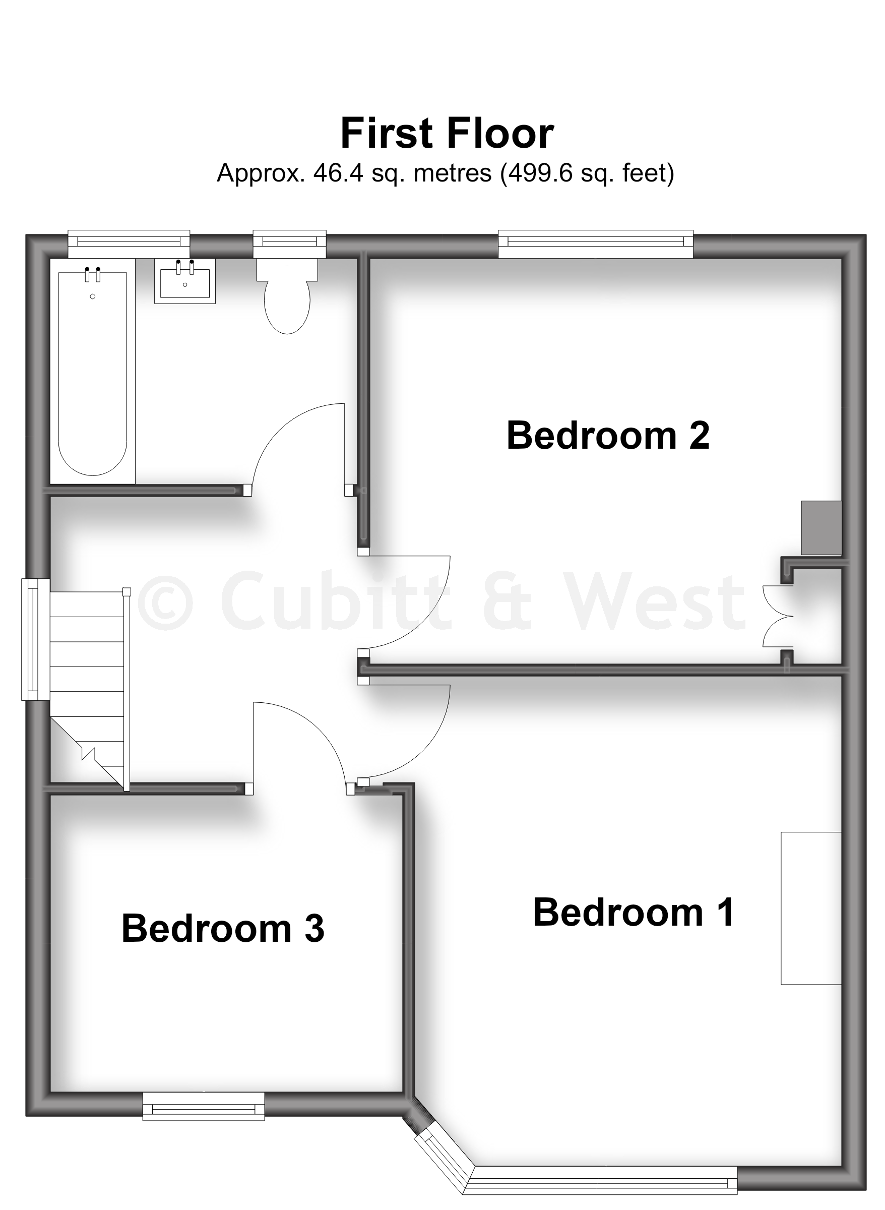 3, Fitzjohns Road, Lewes floorplan