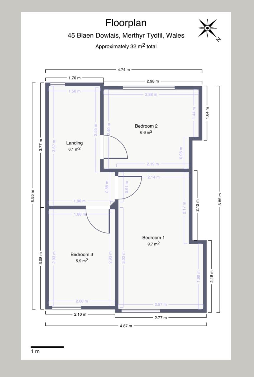 45, Blaen Dowlais, Dowlais floorplan