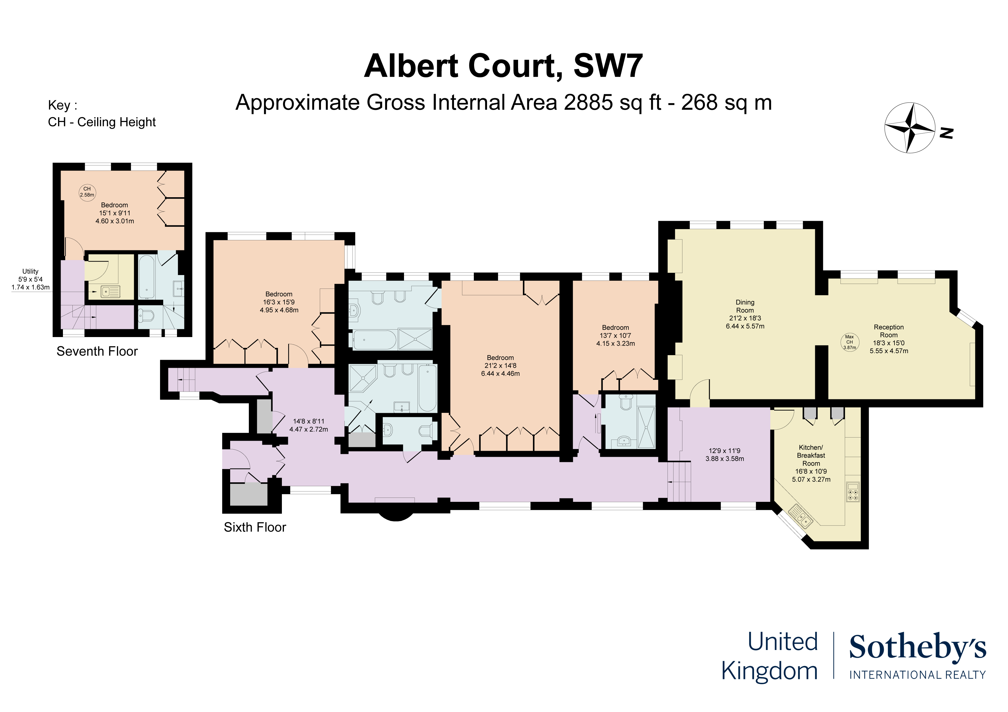 Prince, Prince Consort Road, London floorplan