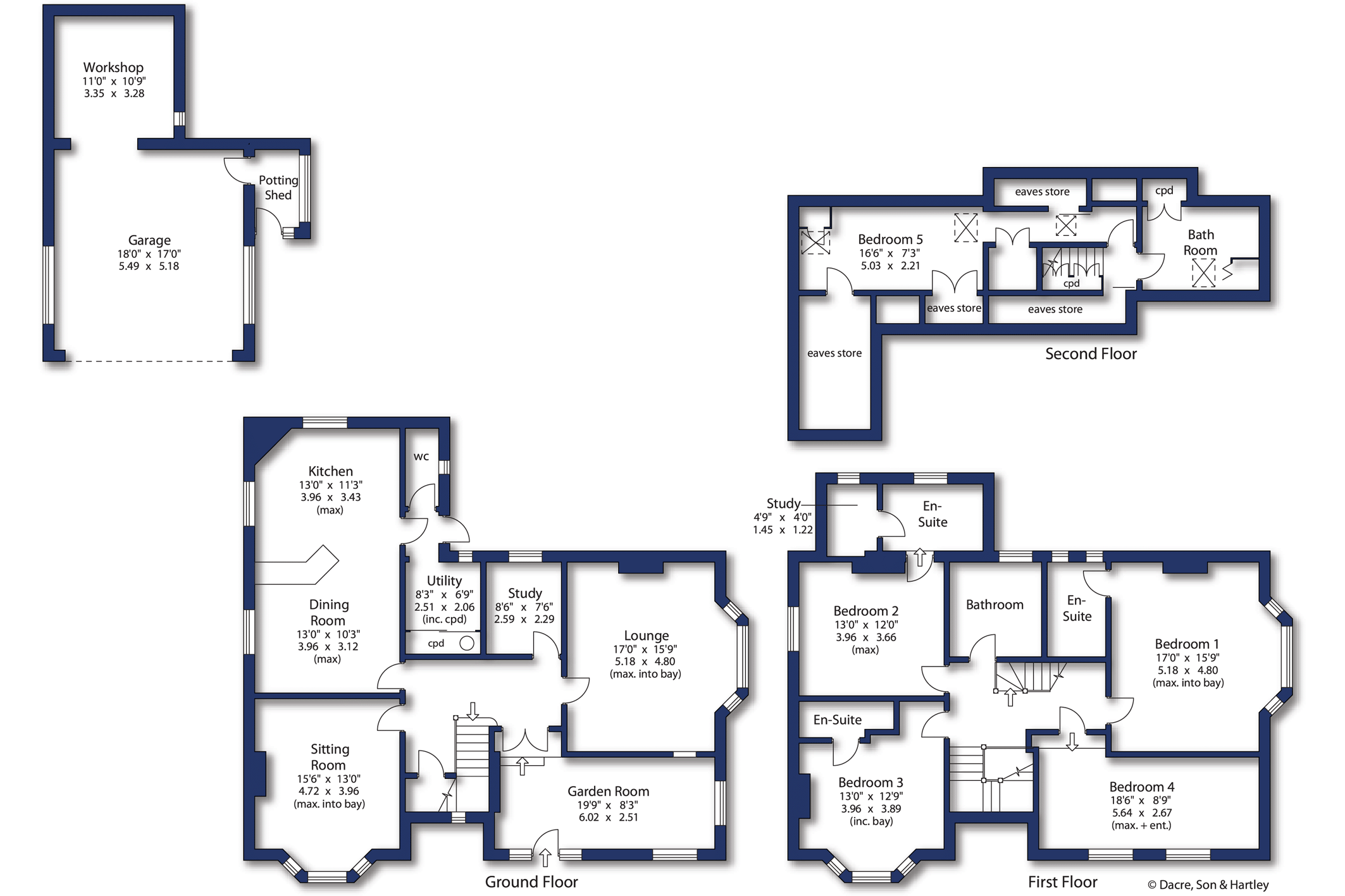 Westwood, 54, Scriven Road, Knaresborough floorplan