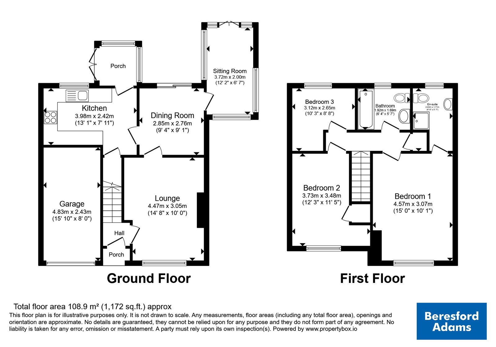 4, Maes Glas, Clwyd floorplan
