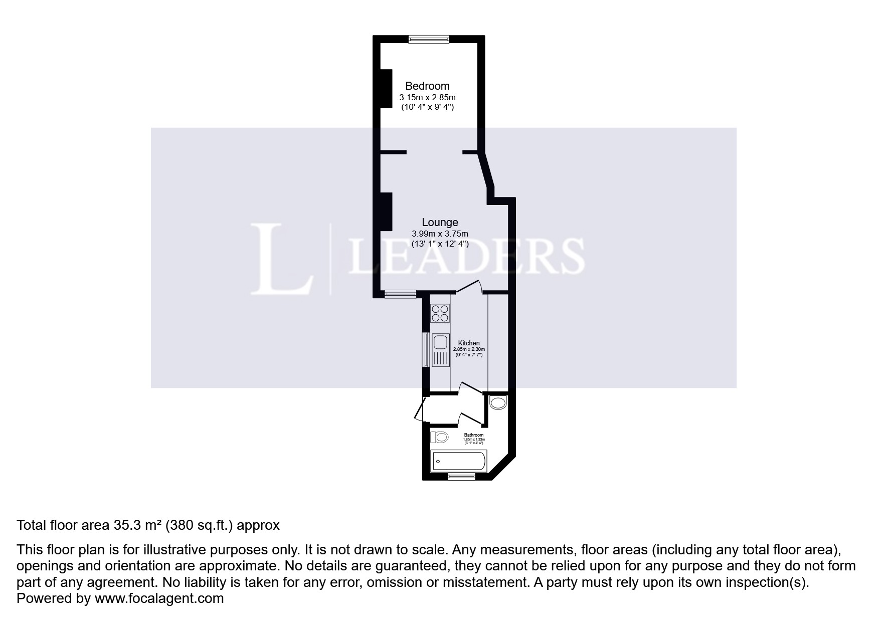 16A, Stanley Road, Poole floorplan