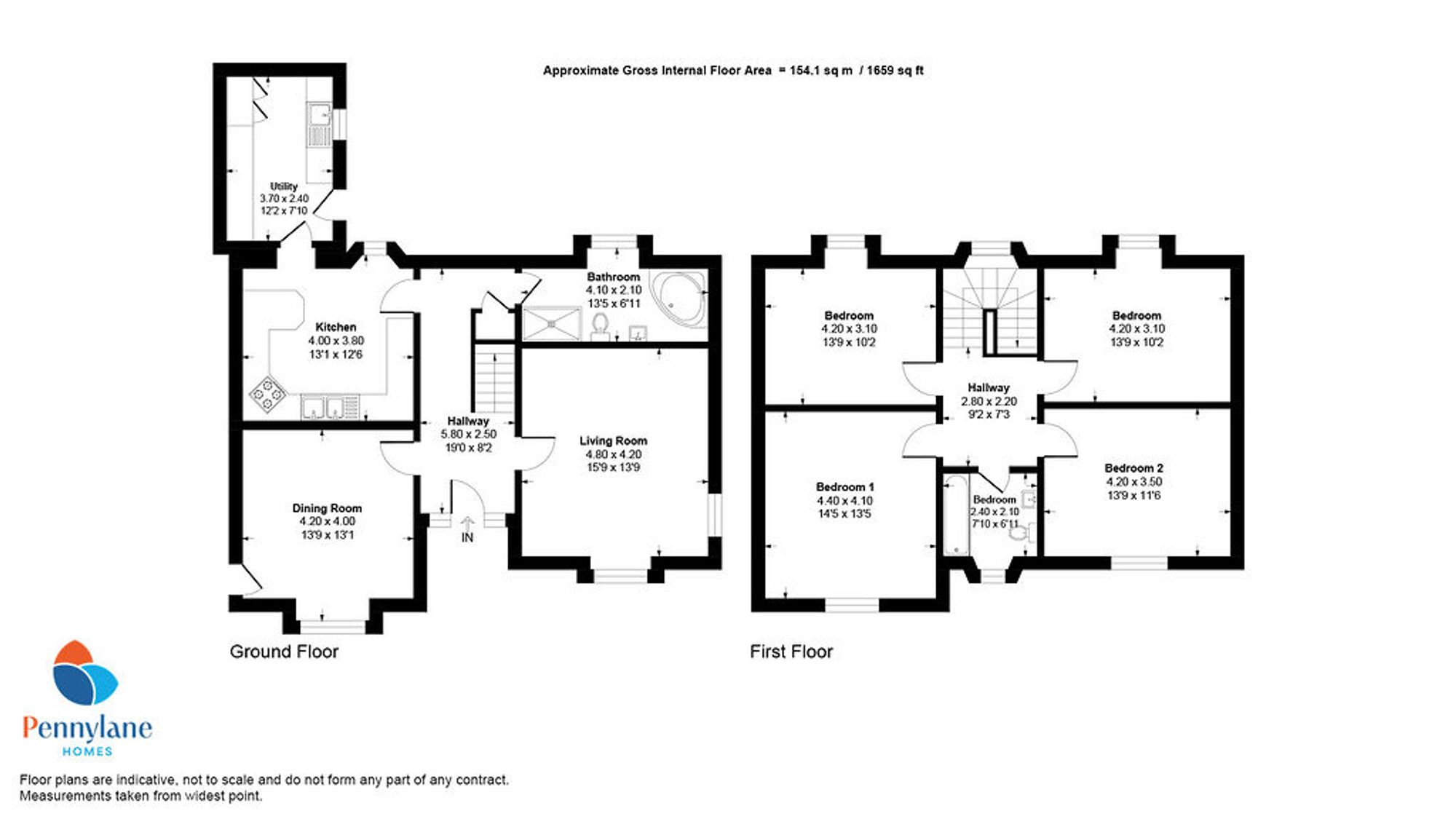 15 Low Road, Paisley floorplan