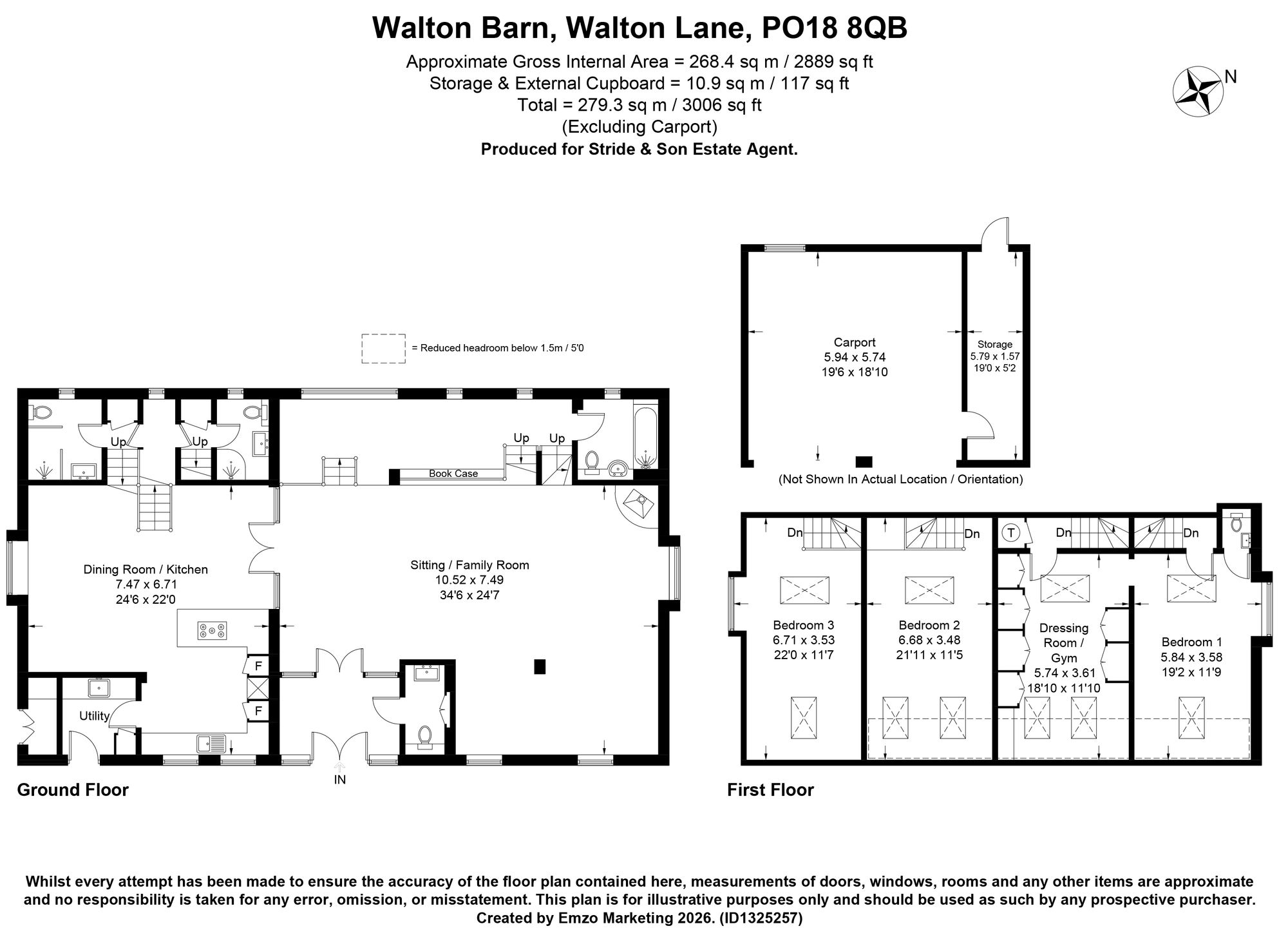 Walton Barn, Chichester floorplan